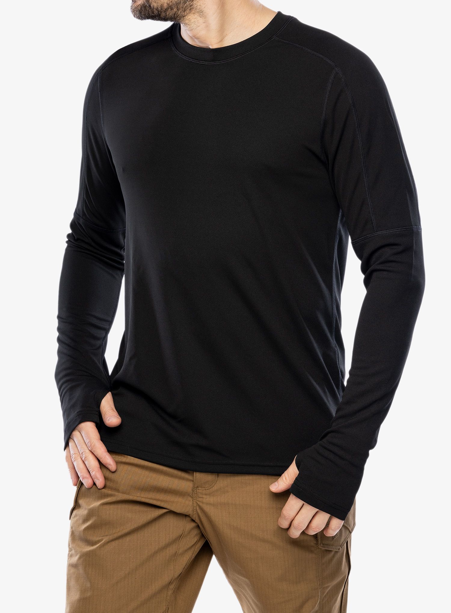 Termoaktivna dukserica 5.11 Tropos Baselayer L/S Top - black