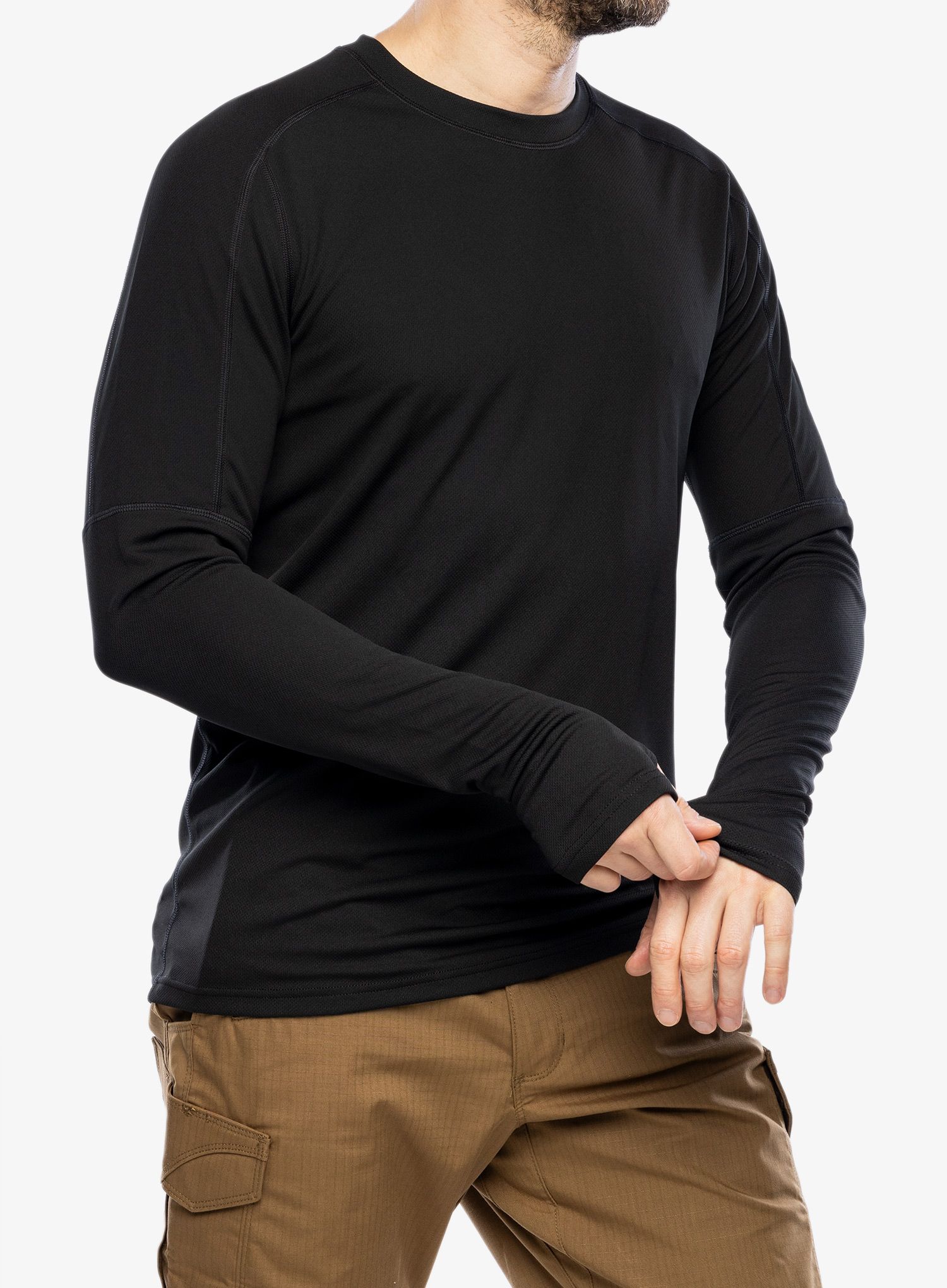 Termoaktivna dukserica 5.11 Tropos Baselayer L/S Top - black