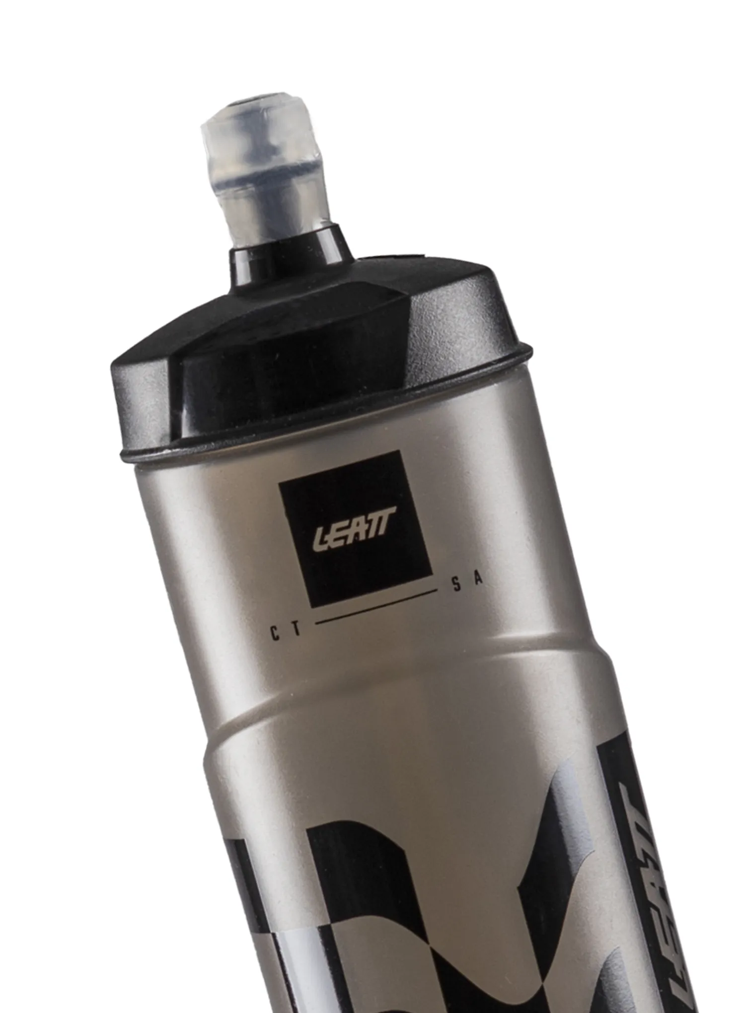 Biciklistički bidon Leatt SteadySip Convertible 600 ml Fidlock with Bike Base - smoke