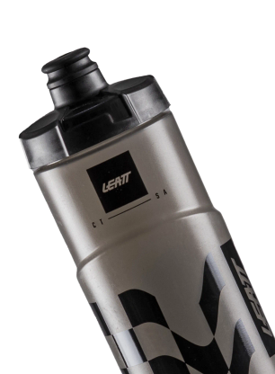Biciklistički bidon Leatt Bottle DuoValve 600 ml Fidlock - smoke