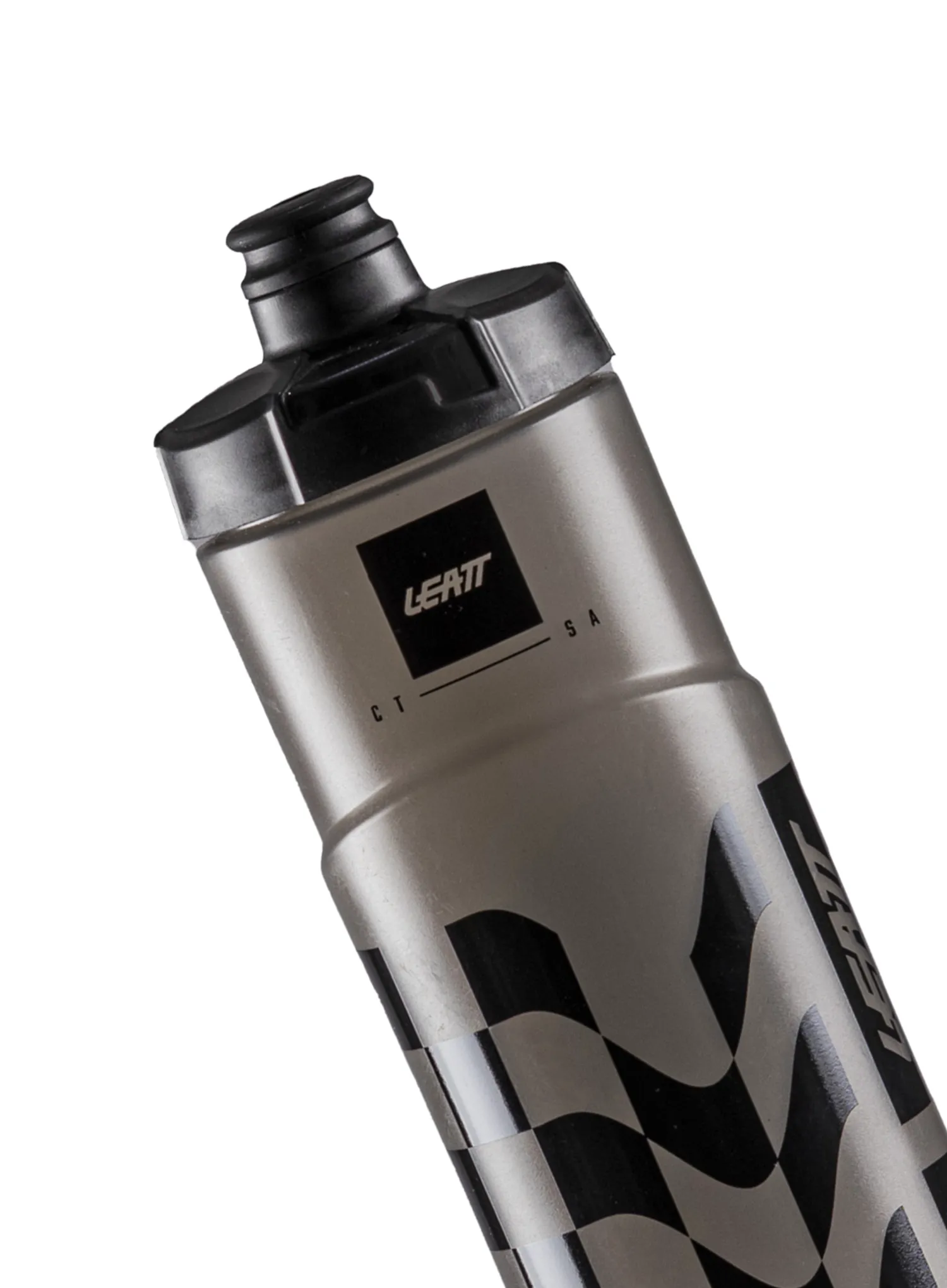 Biciklistički bidon Leatt DuoValve 600 ml Fidlock with Bike Base - smoke