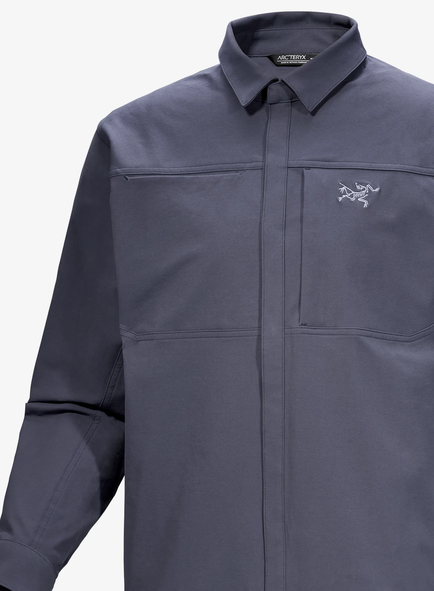 Planinarska košulja Arcteryx Cronin Cotton Overshirt - dk stratus