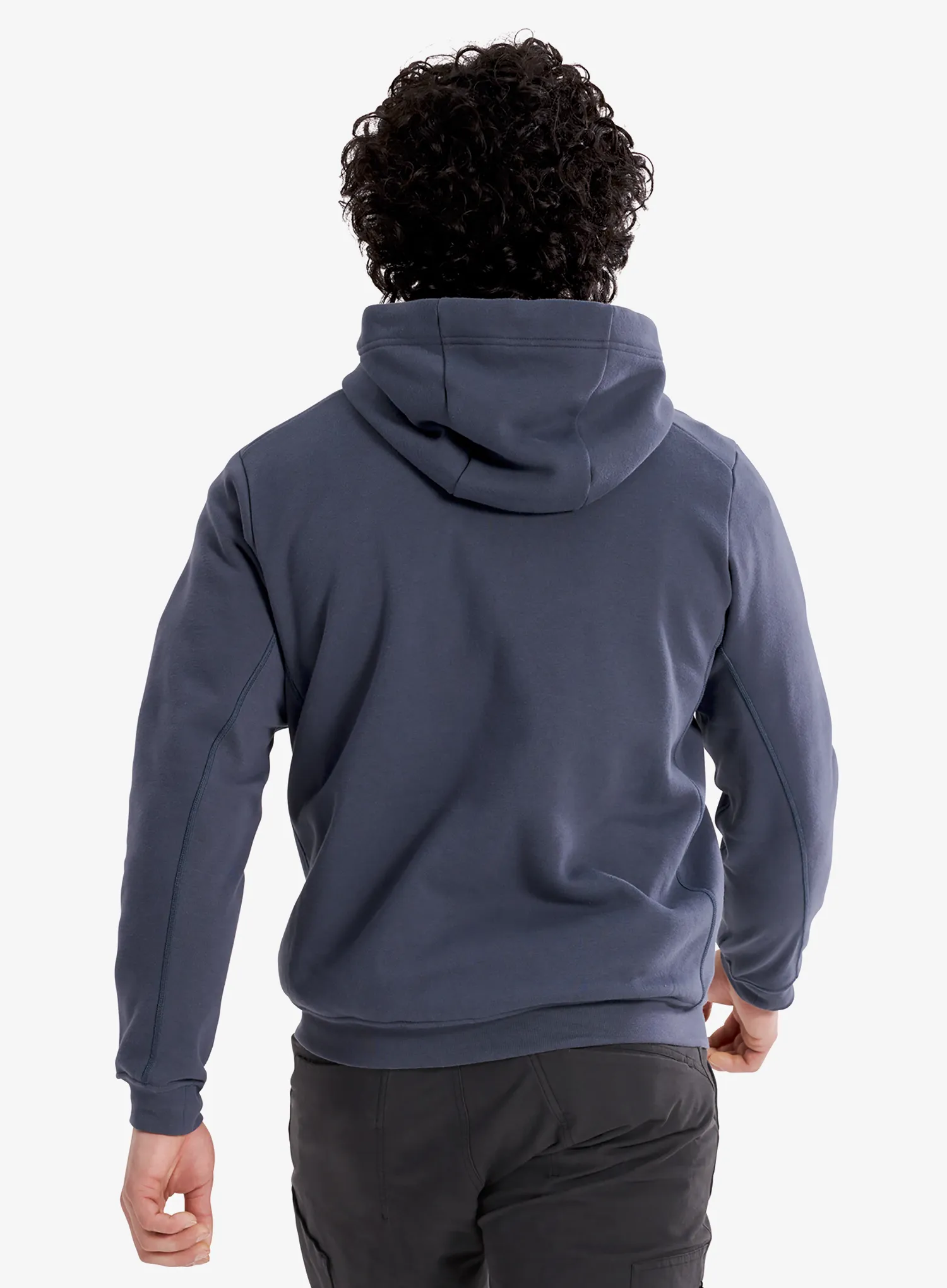 Majica s kapuljačom Arcteryx Emblem Fleece Full-Zip Hoody - dk stratus