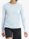 Ženska dukserica za trčanje Arcteryx Sunna Crew LS - alpine blue