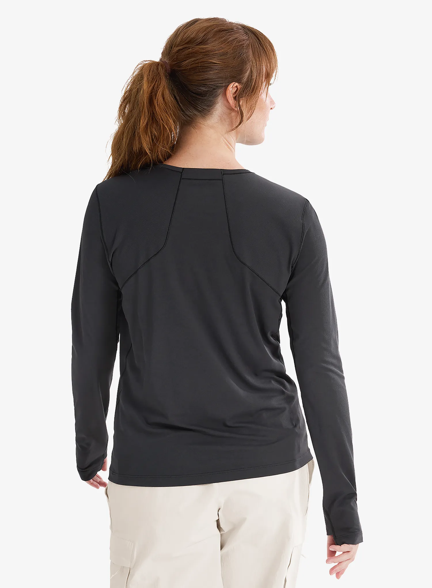 Ženska dukserica bez kapuljače Arcteryx Sunna Crew LS - black