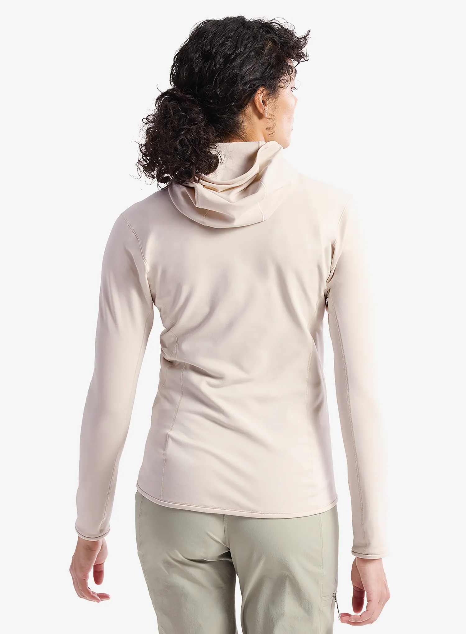 Ženska dukserica na otkopčavanje Arcteryx Kyanite LT Hoody - sea salt