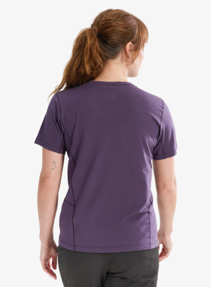 Ženska merino majica Arcteryx Lana Merino Wool Crew SS - moondrop
