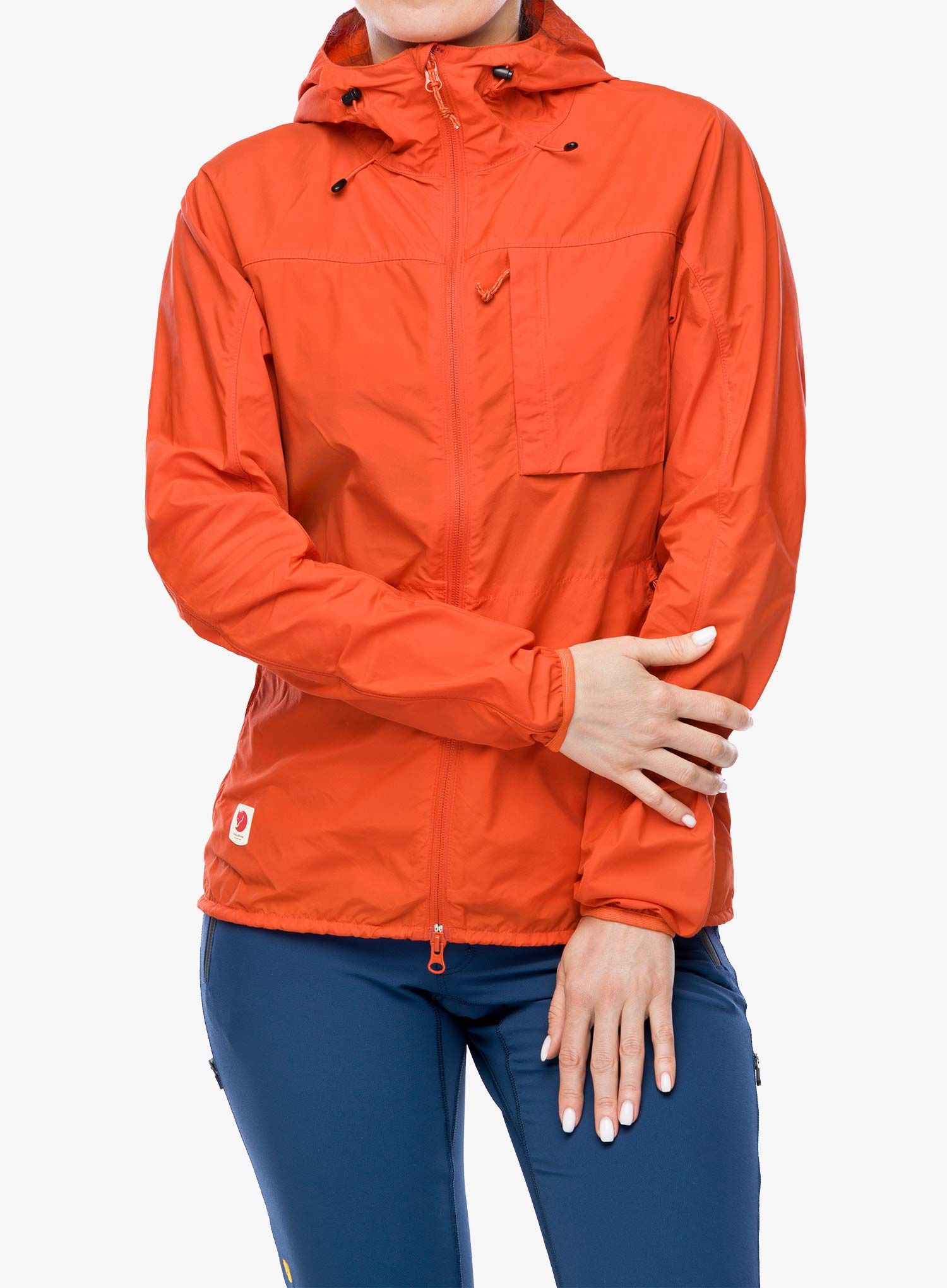 Ženska jakna Fjallraven High Coast Wind Jacket - flame orange