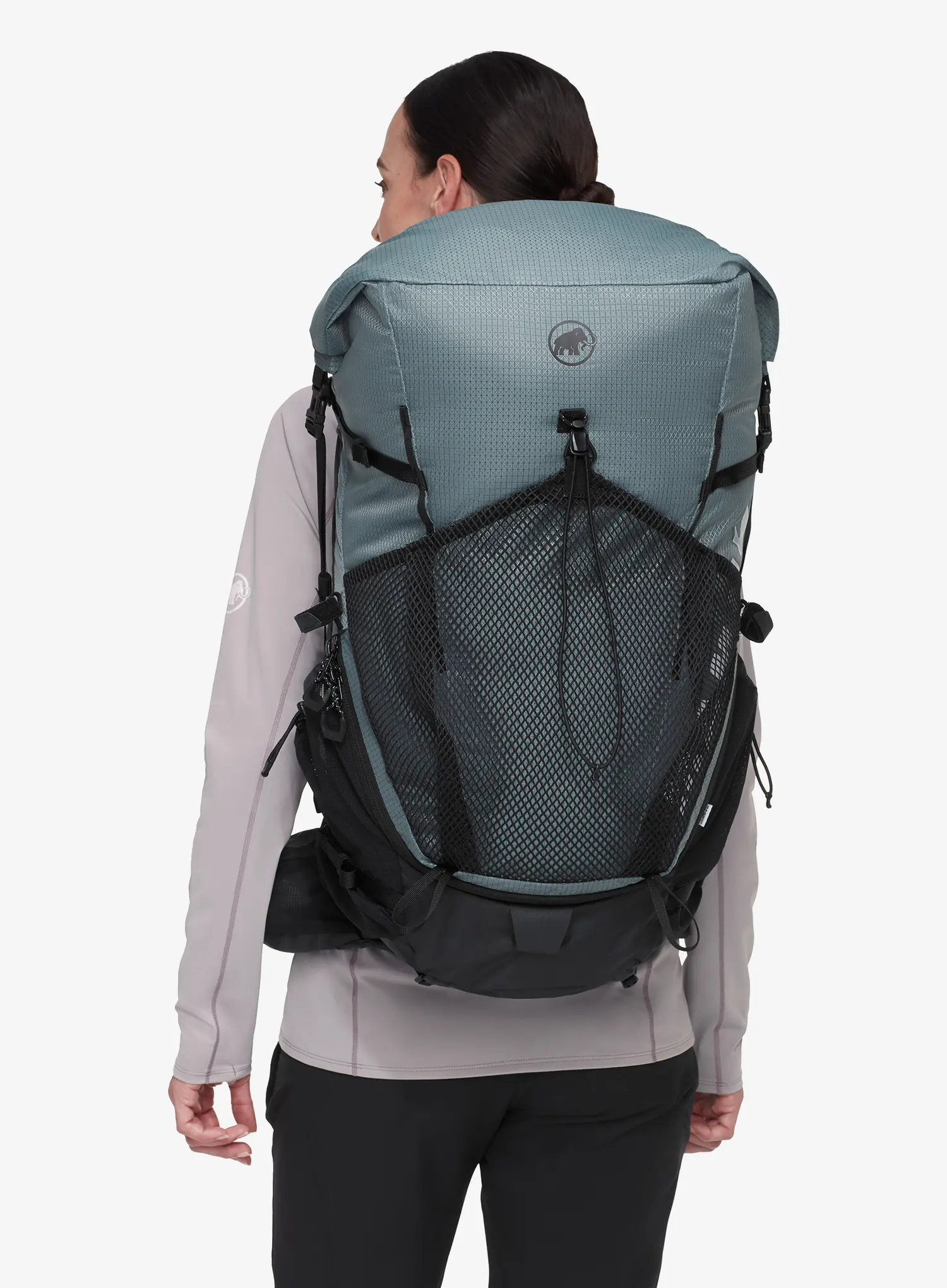 Ženski planinarski ruksak Mammut Ducan Spine 50-60 - strata/black