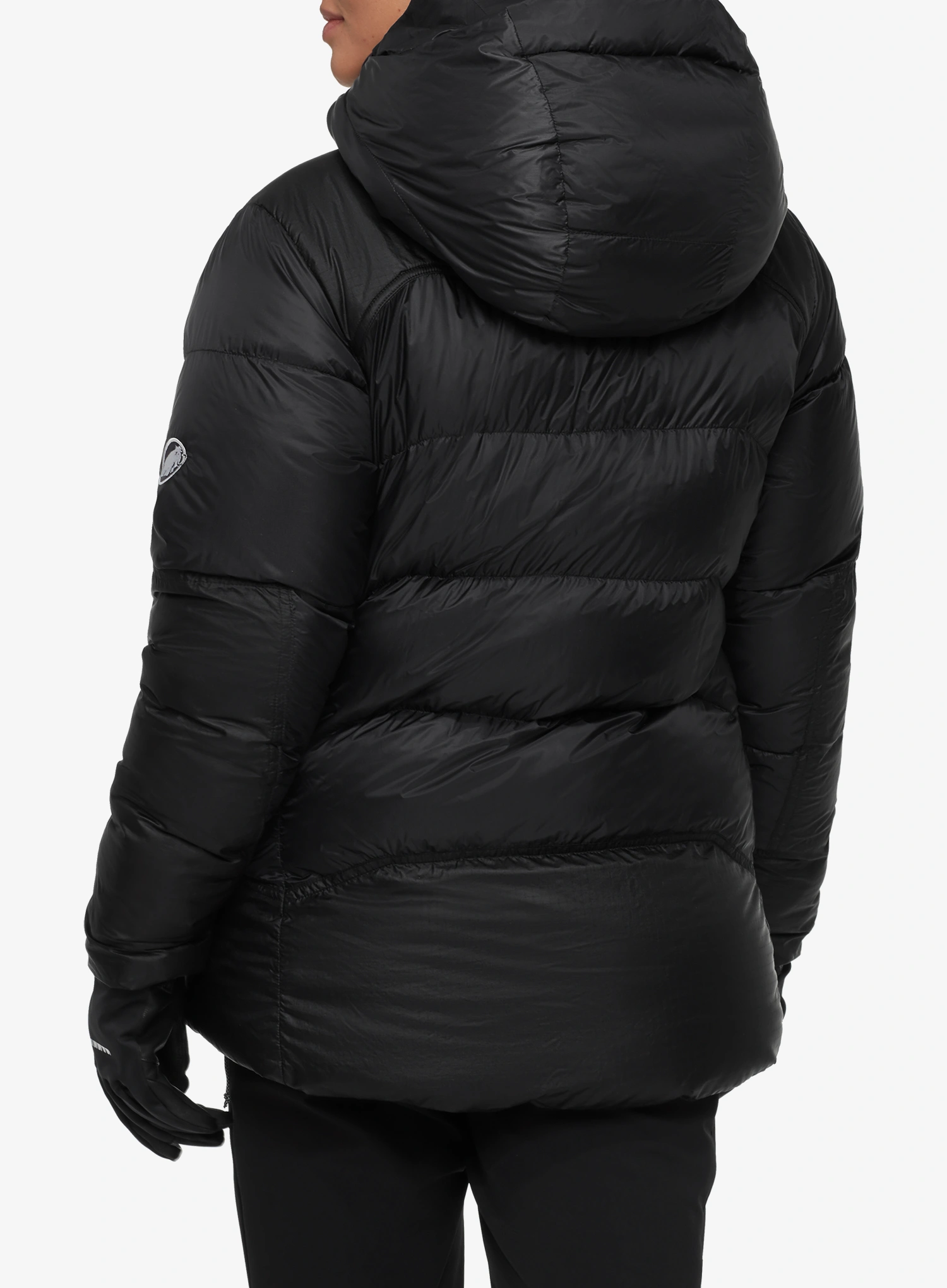 Ženska perjana jakna Mammut Taiss Pro Belay IN Hooded Jacket - black/black