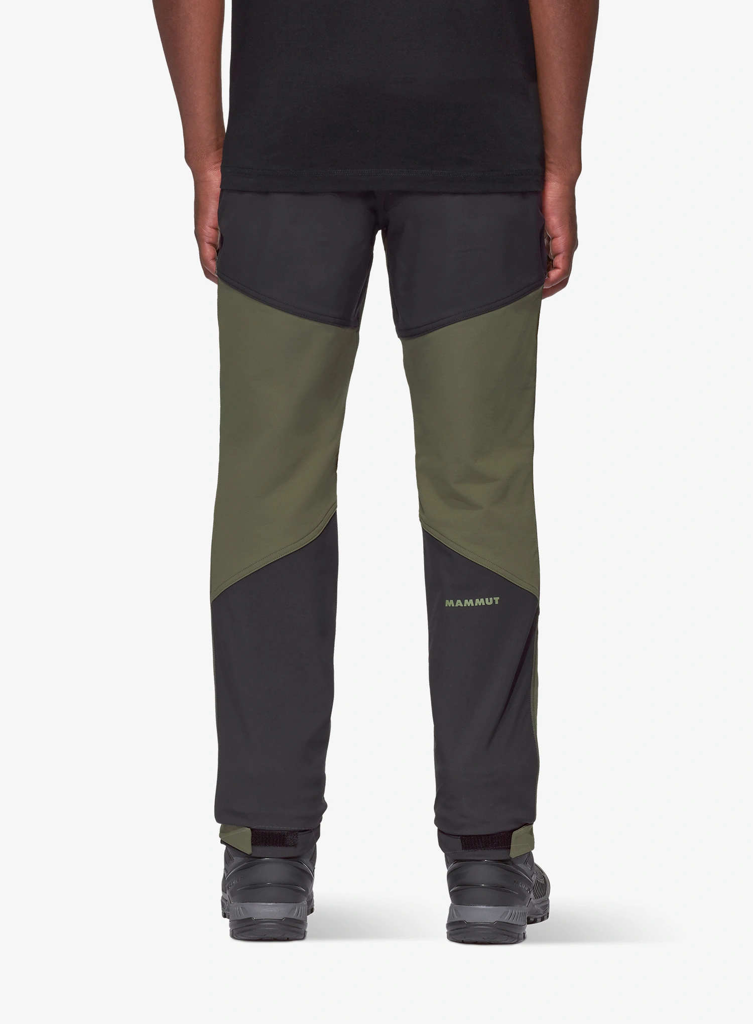 Softshell hlače Mammut Zinal Guide SO Hybrid Pants - dark marsh/black