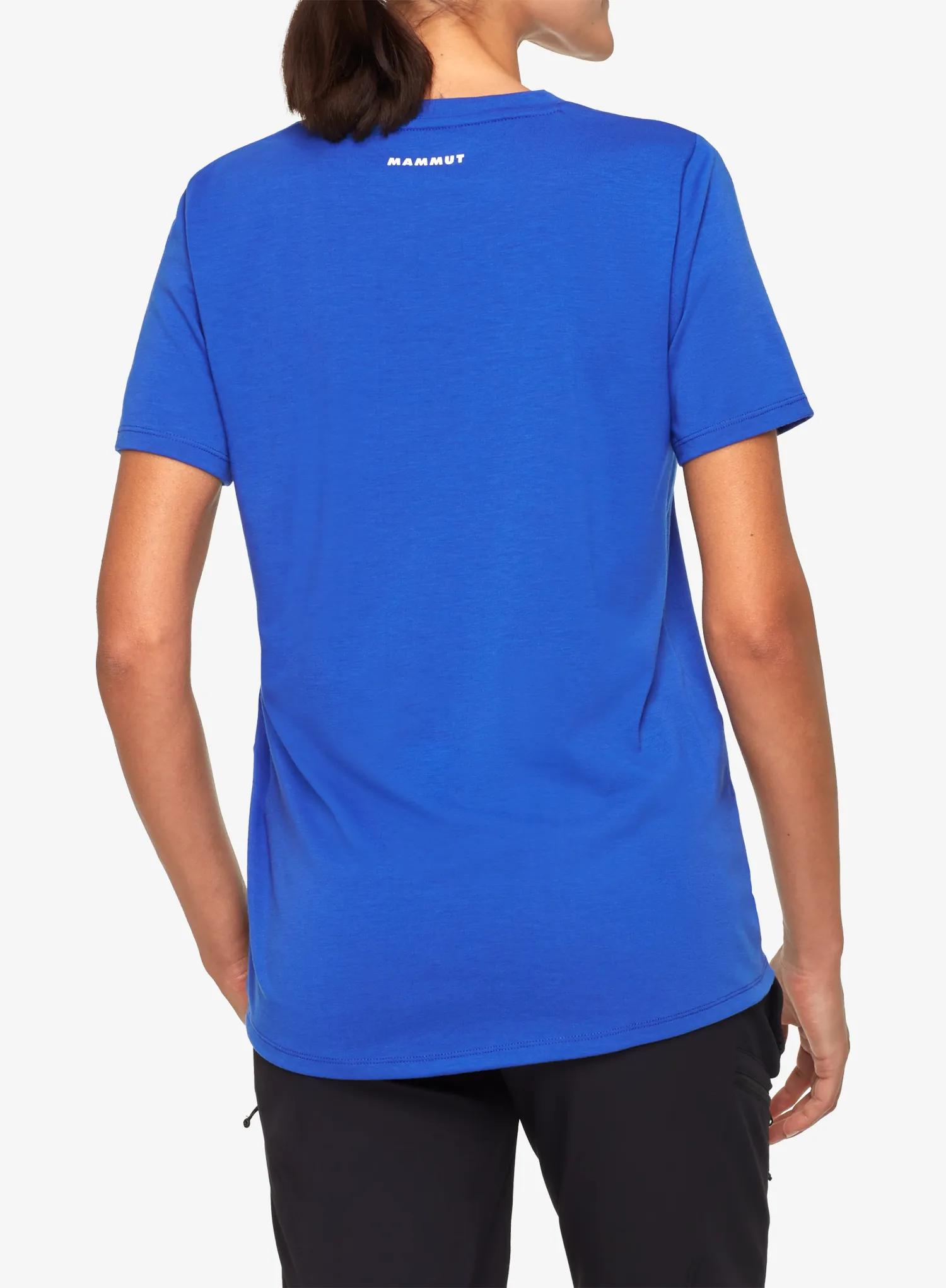 Ženska brzosušeća majica Mammut Eiger Logo T-Shirt - eiger blue