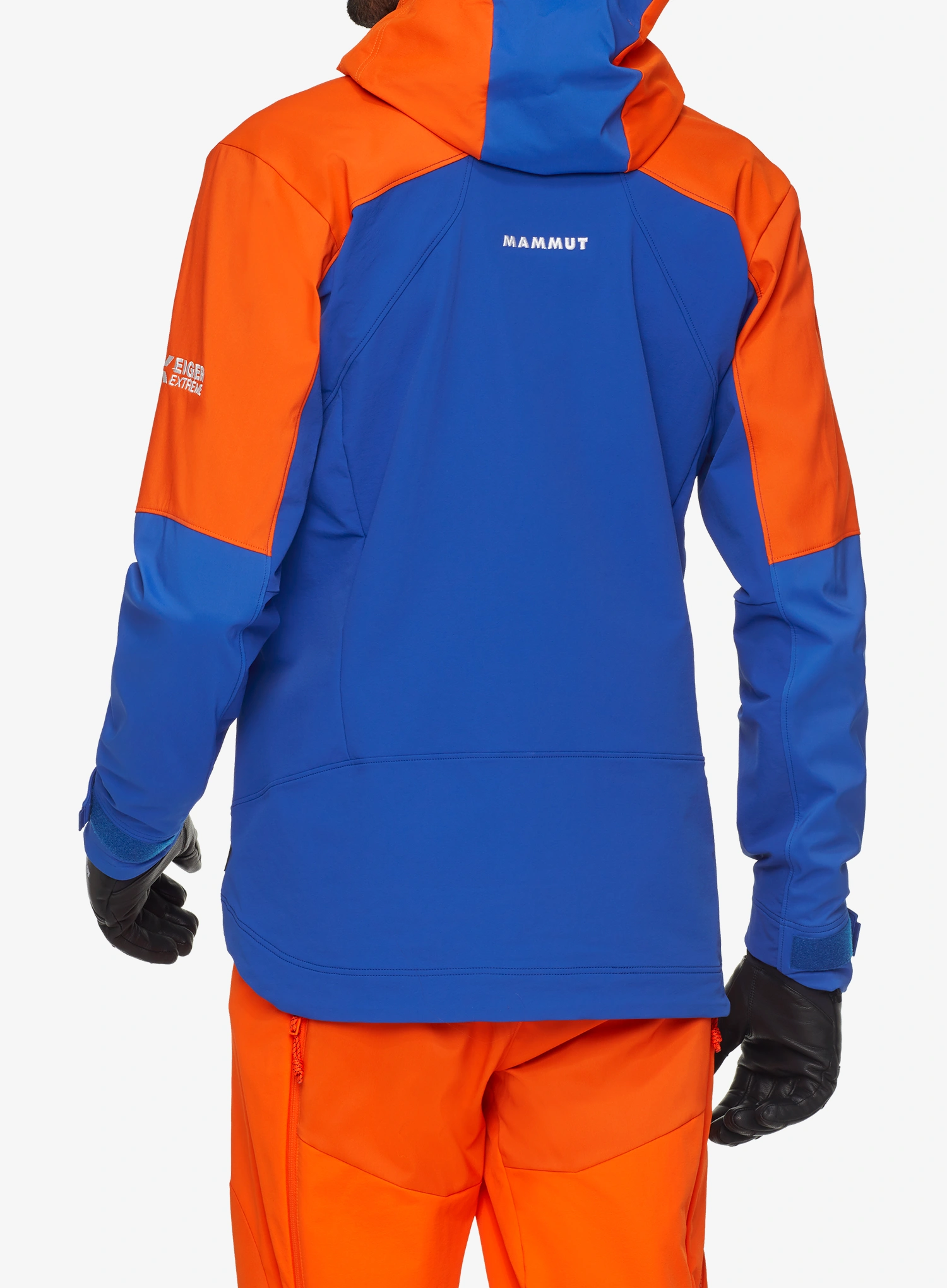 Kišna jakna Mammut Eiger Nordwand Pro SO Hooded Jacket - eiger blue/eiger orange