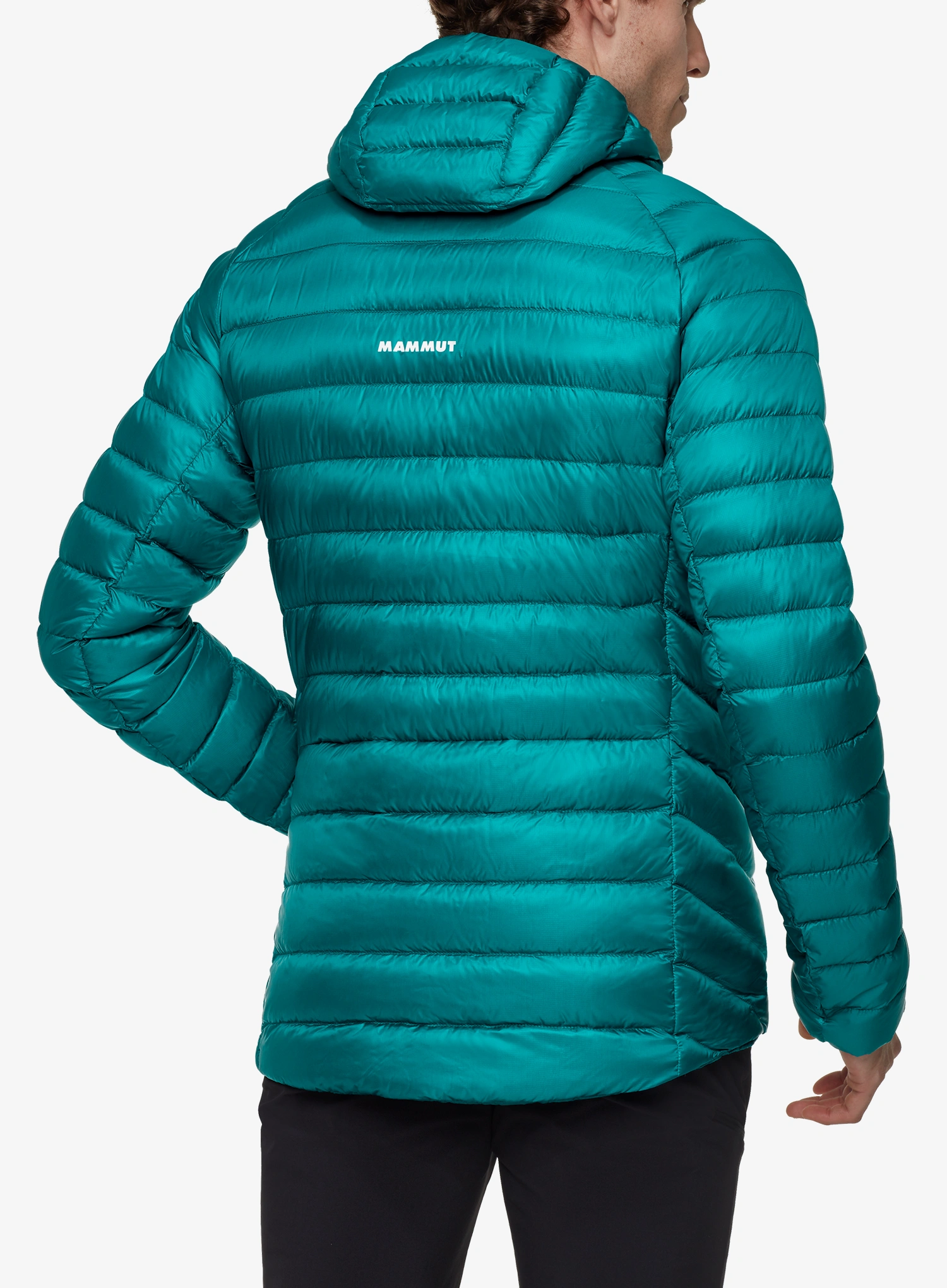 Pernata jakna Mammut Broad Peak IN Hooded Jacket - deep teal/black