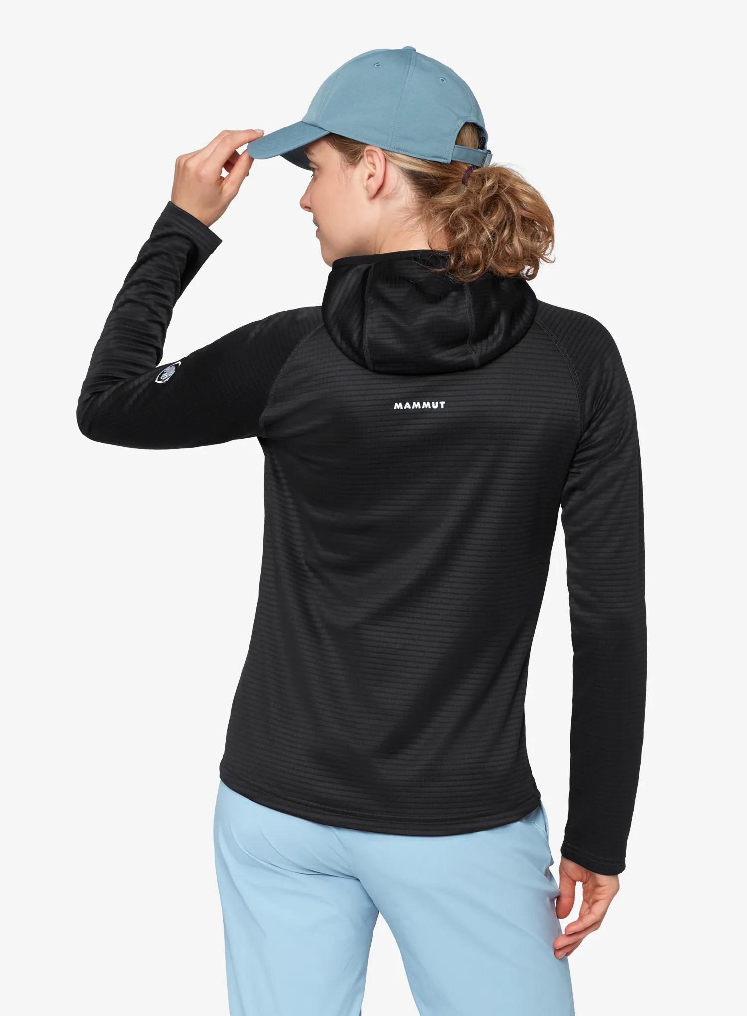 Dukserica na otkopčavanje ženska Mammut Crag ML Hooded Jacket - black