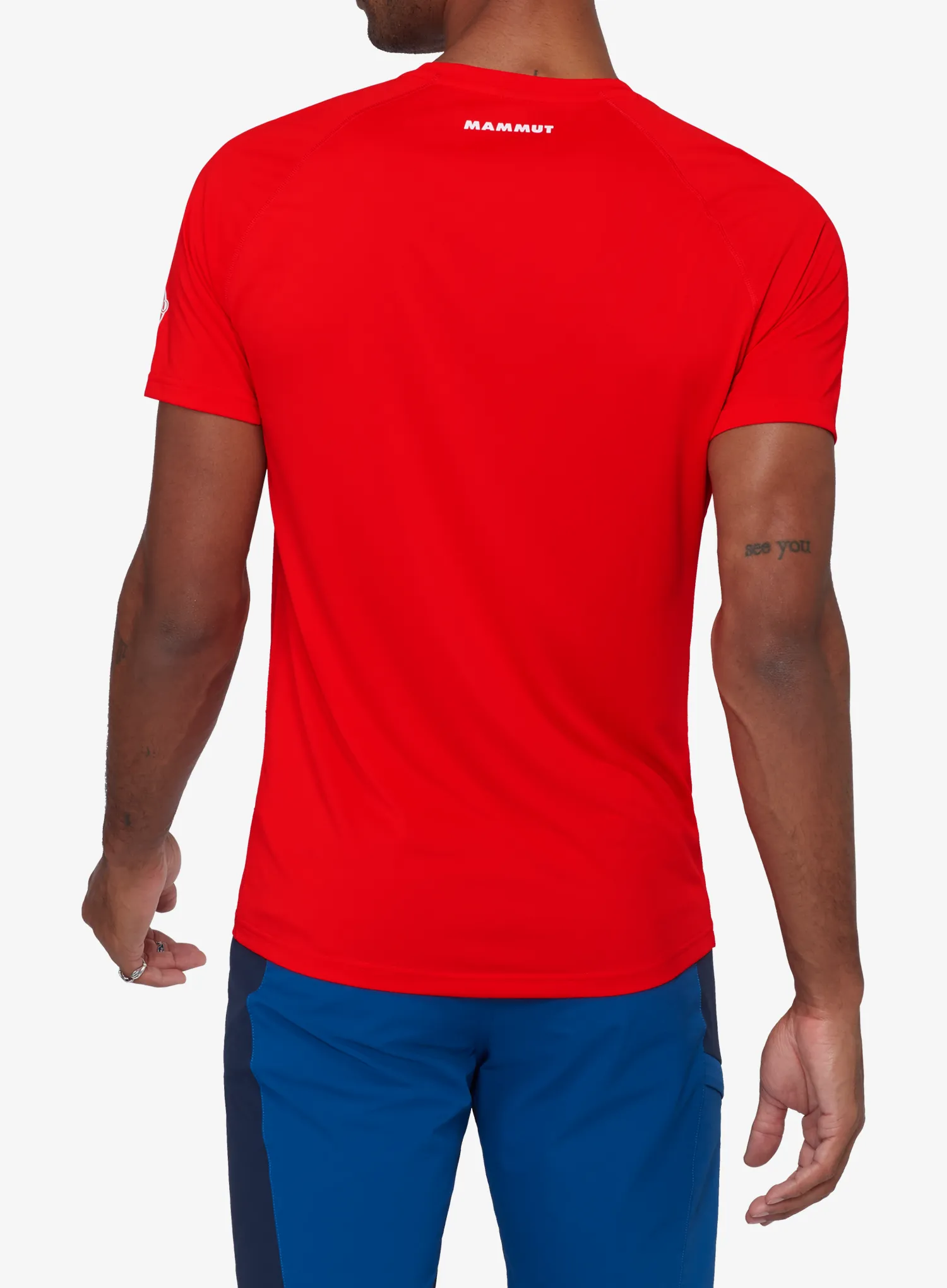 Penjačka majica Mammut Ducan FL T-Shirt - mammut red