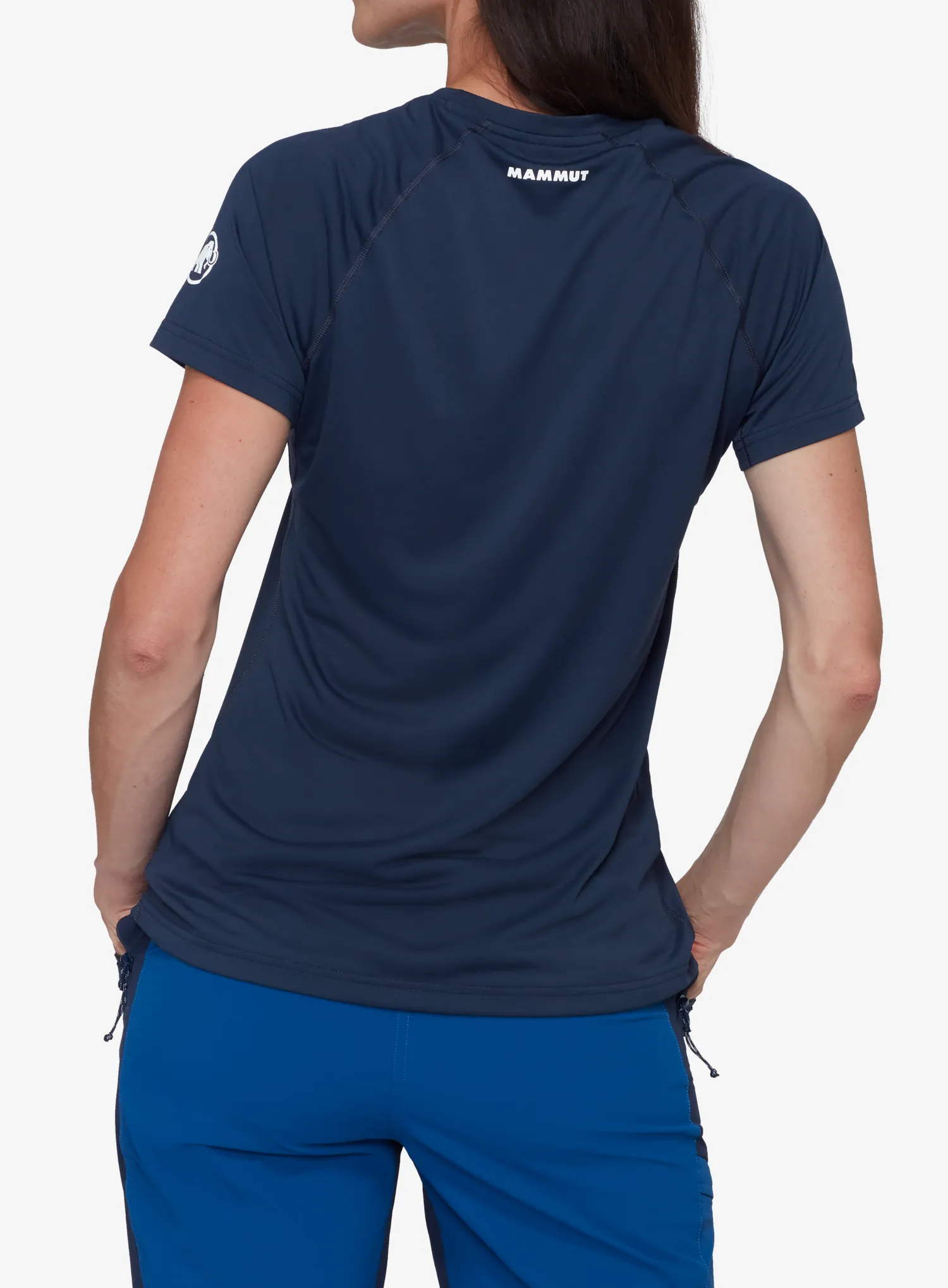 Ženska penjačka majica Mammut Ducan FL T-Shirt - marine