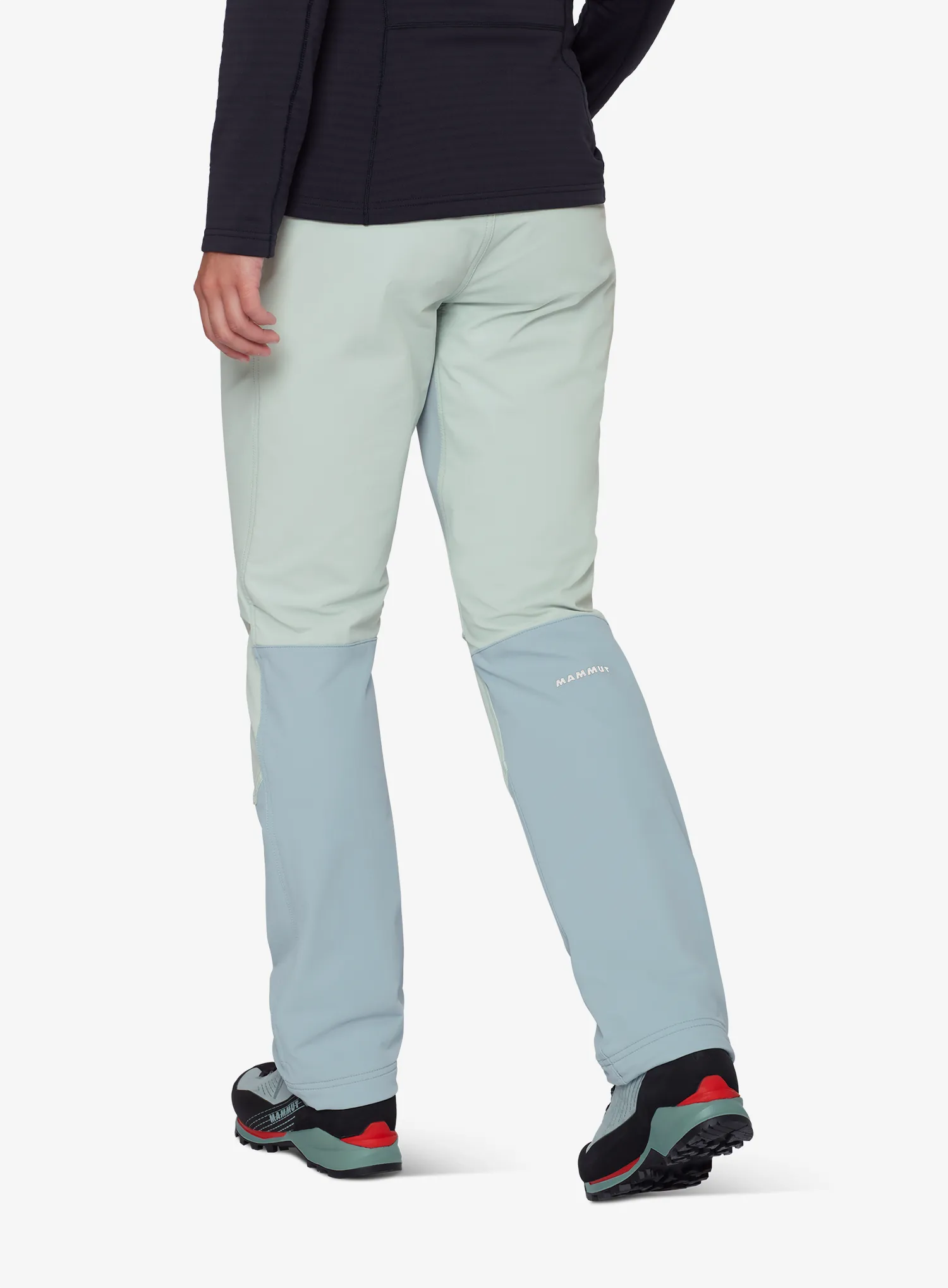 Ženske trekking hlače Mammut Taiss SO Pants - nebla/silver sage