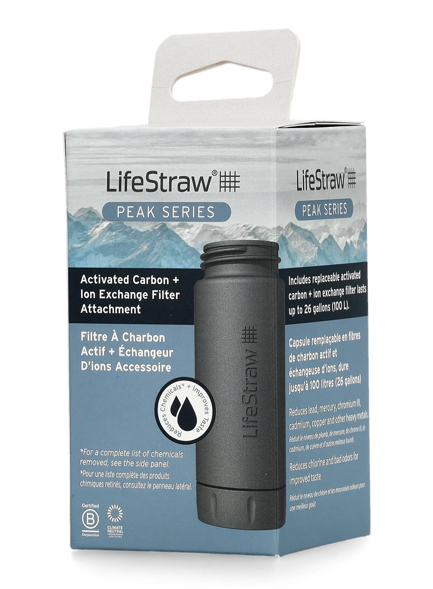 Filter za vodu Lifestraw Peak Series - Activated Carbon Filter Attachment