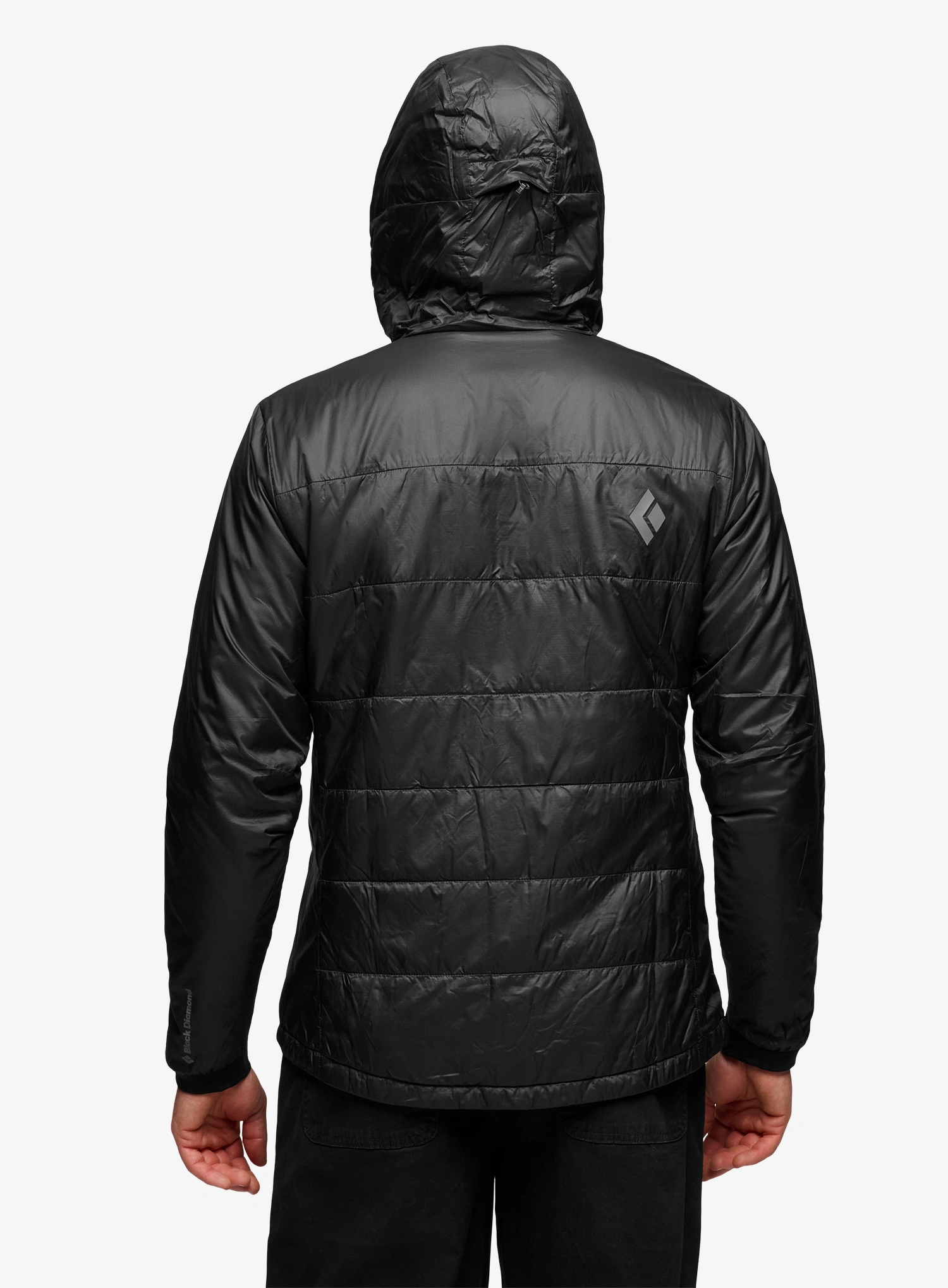 Jakna s postavom Black Diamond Solution 2.0 Hoody - black