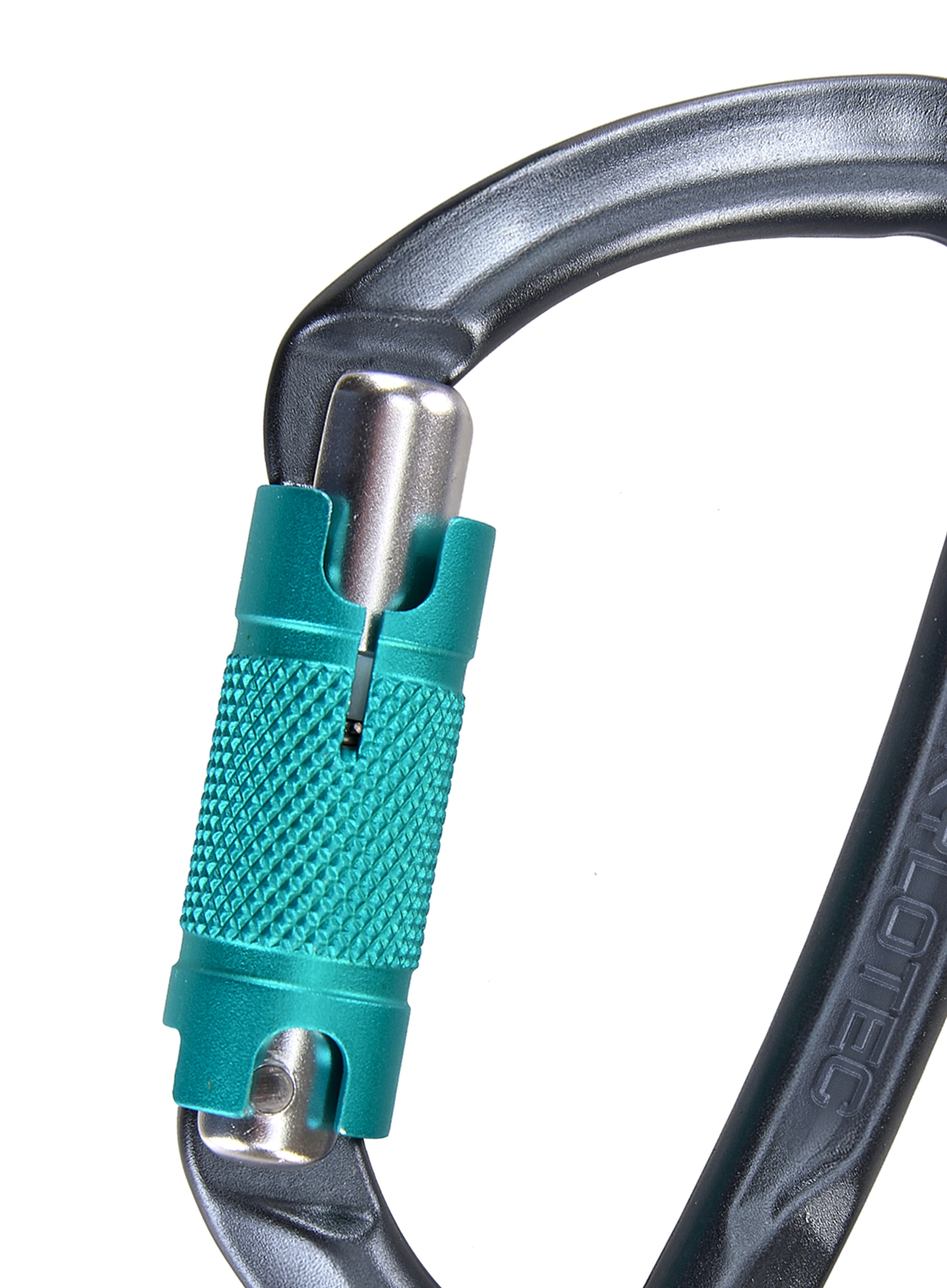 Karabiner za penjanje SKYLOTEC Lime WG - anthracite/aquamarine