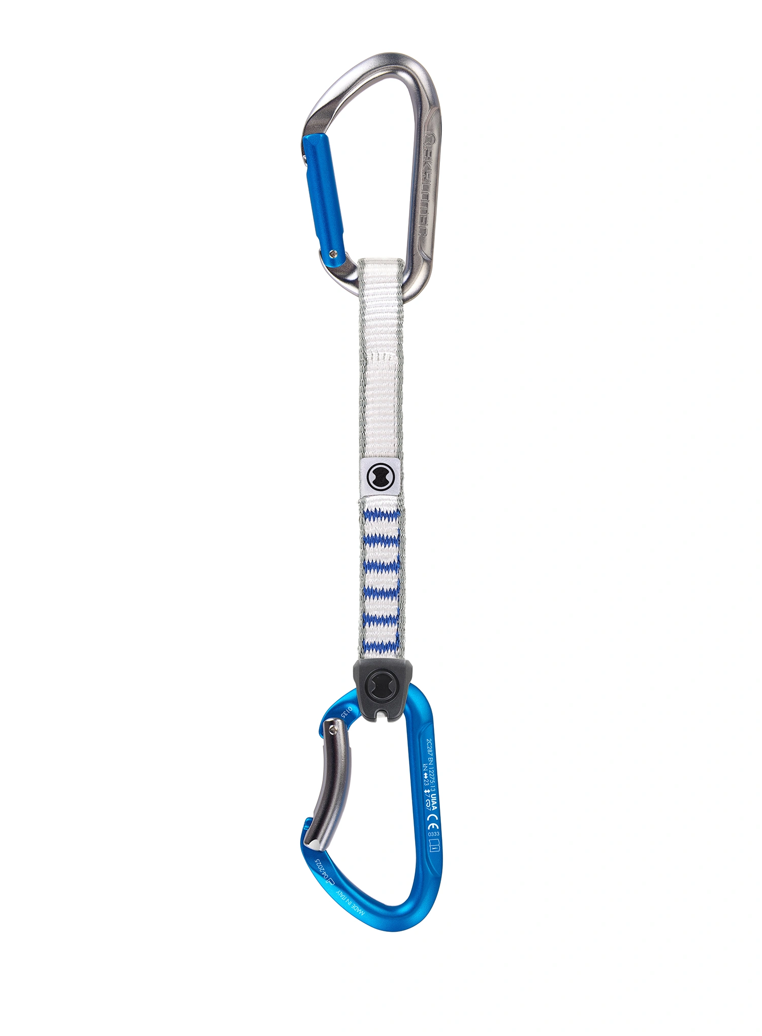 Penjački kompleti SKYLOTEC Salto NY - 6 Pack 17 cm - titanium/electricblue