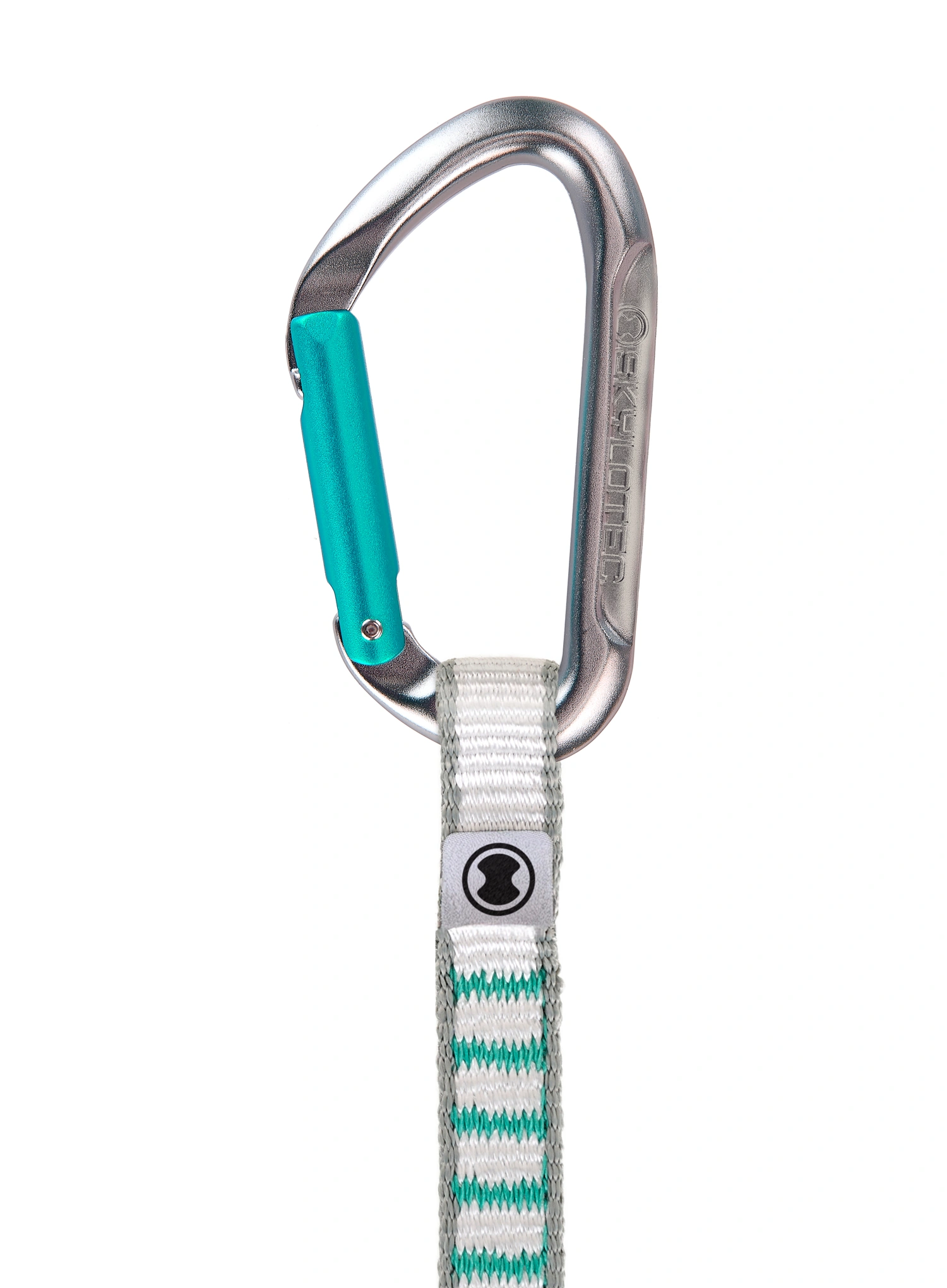 Penjački komplet SKYLOTEC Salto NY 12 cm - titanium/aquamarine