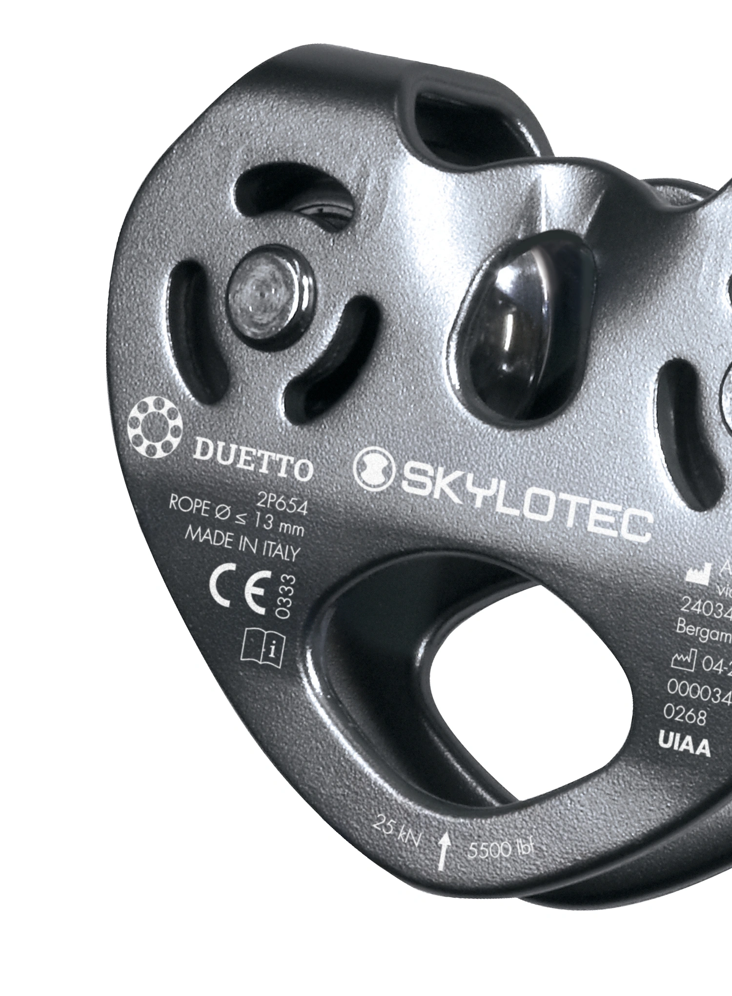 Dvostruka kolotura SKYLOTEC Duetto - grey