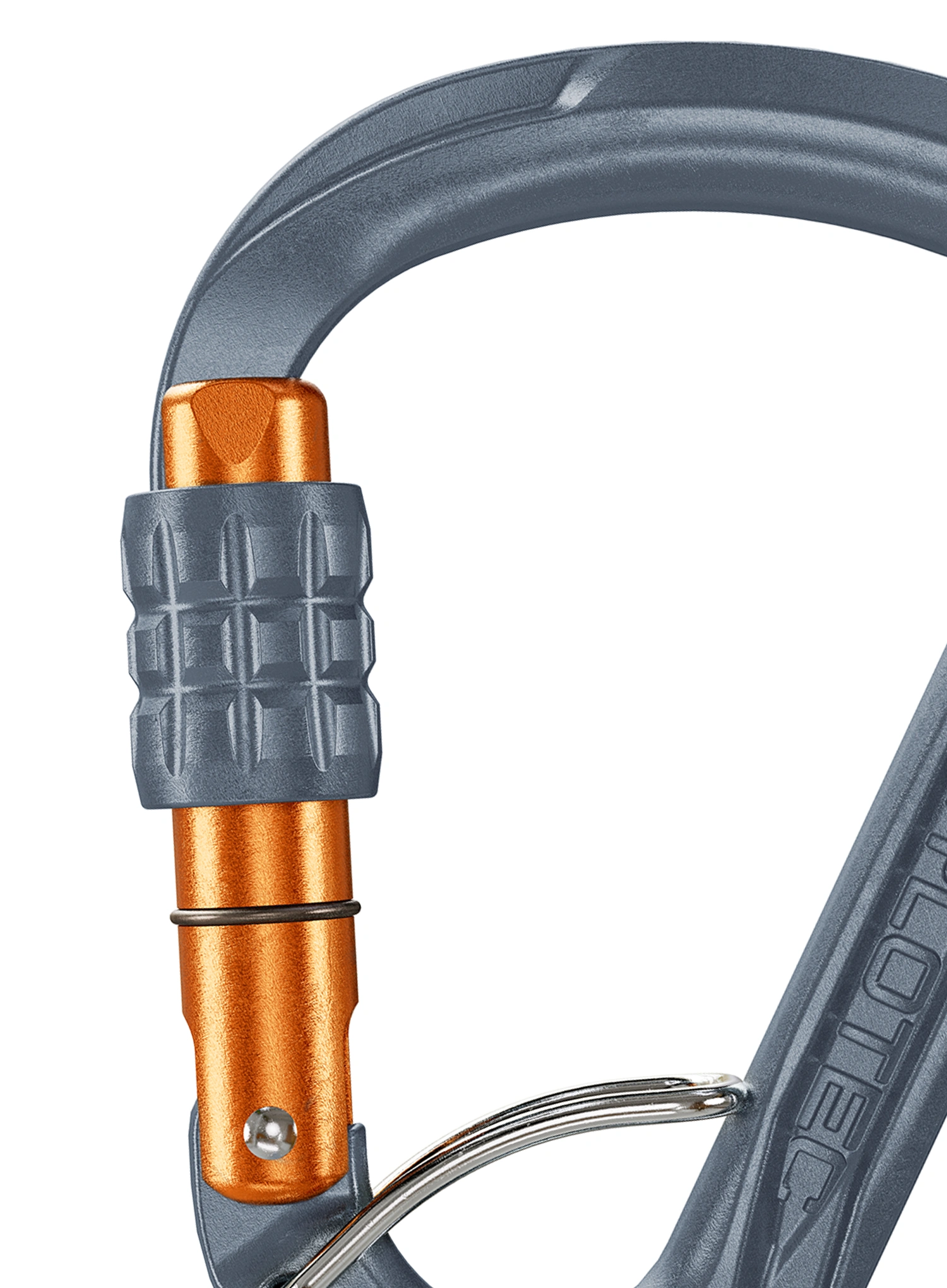 Karabiner za penjanje SKYLOTEC Leger SGL - grey/orange
