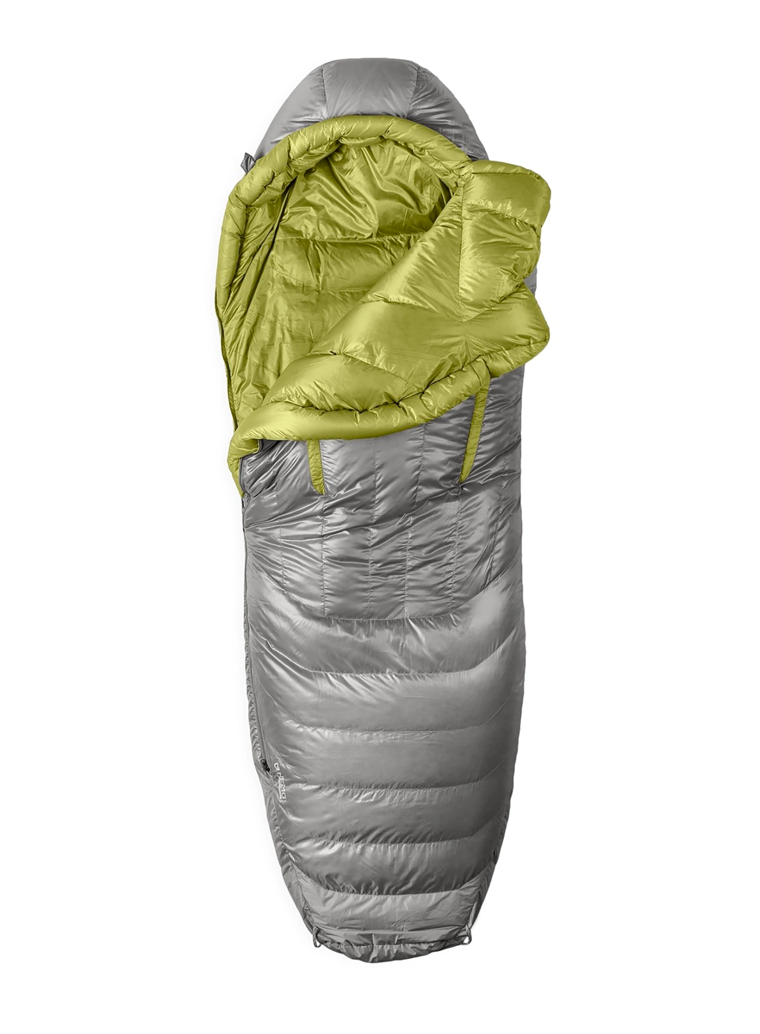 Ženska perjana vreća za spavanje Nemo Riff 15 Long (183 cm) - titanium