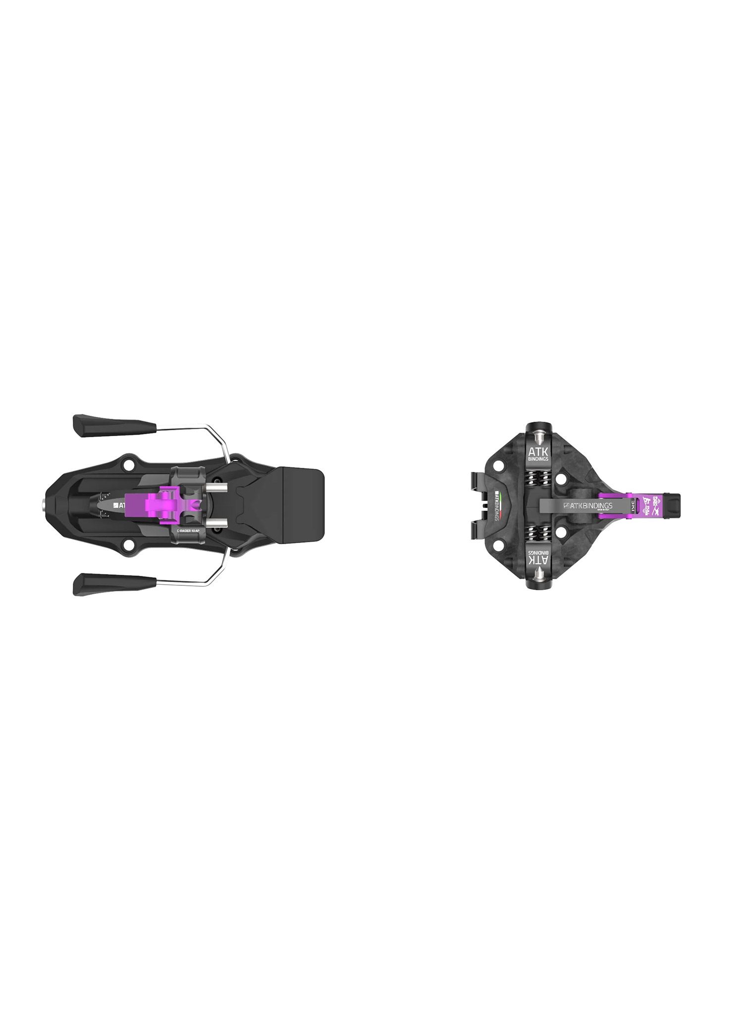 Vezovi za turno skijanje ATK C-Raider 10 AP - black/purple