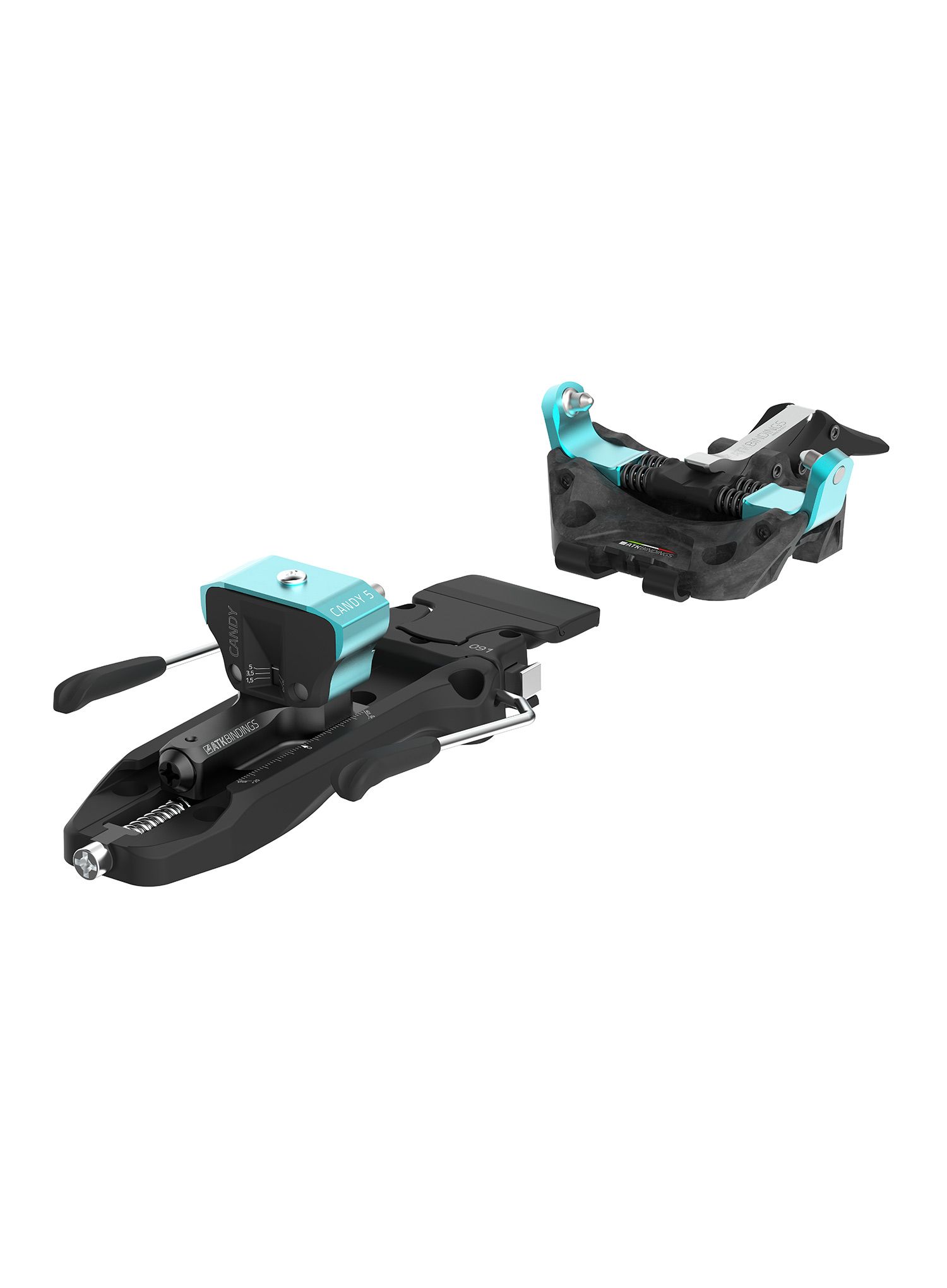 Vezovi za turno skijanje ATK Candy 5 - black