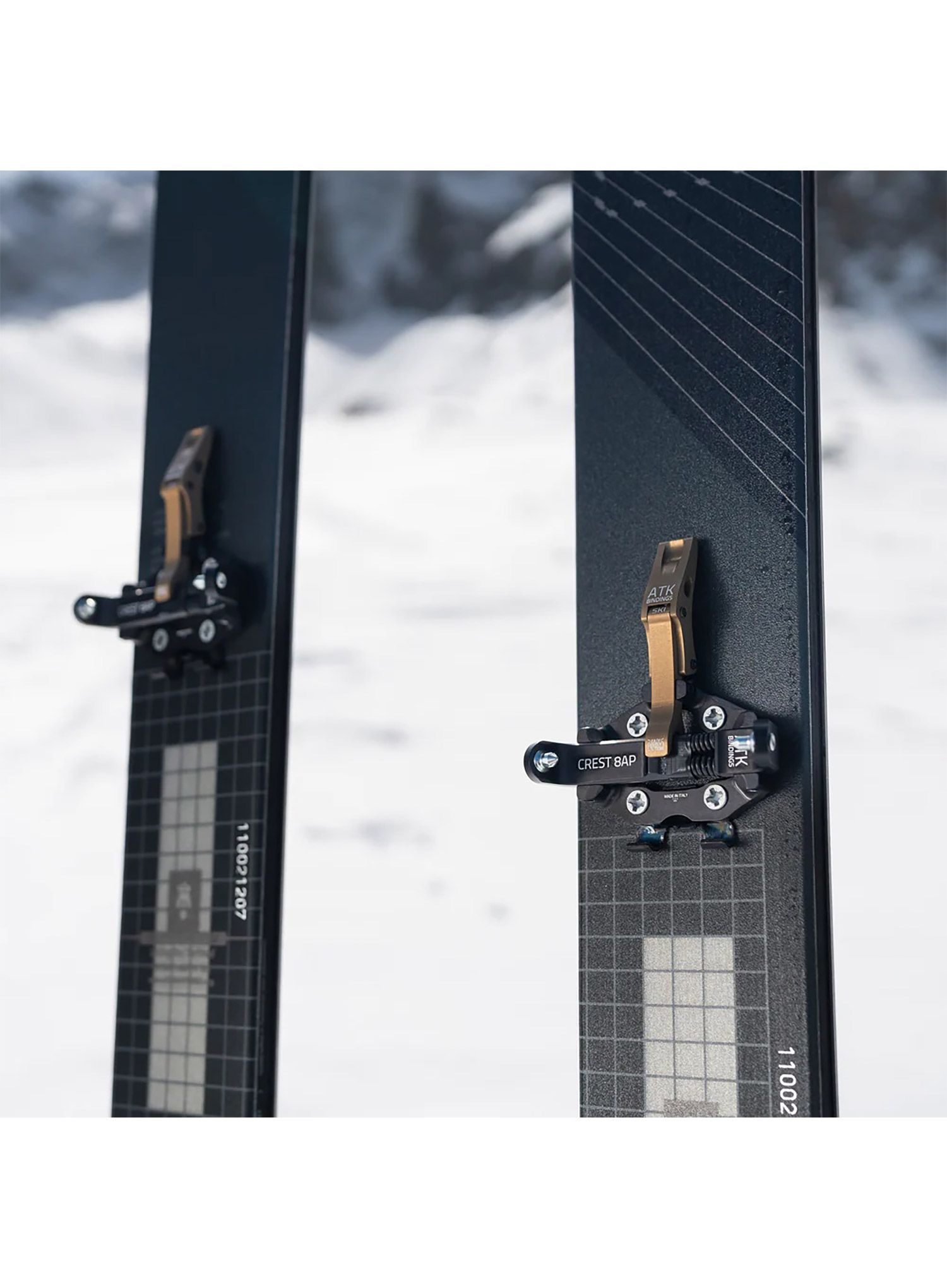 Vezovi za turno skijanje ATK Crest 8 AP - light bronze/black