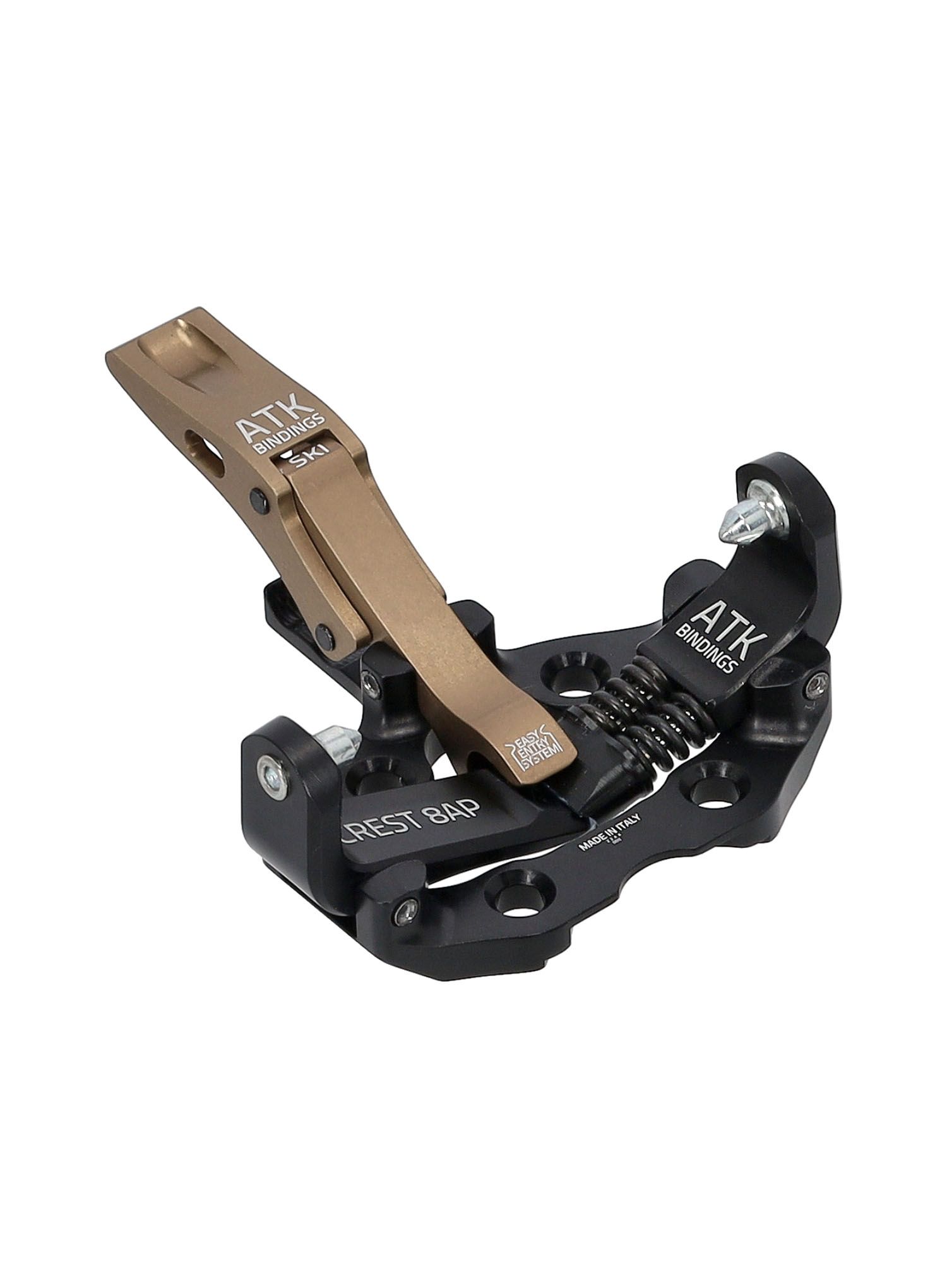 Vezovi za turno skijanje ATK Crest 8 AP - light bronze/black