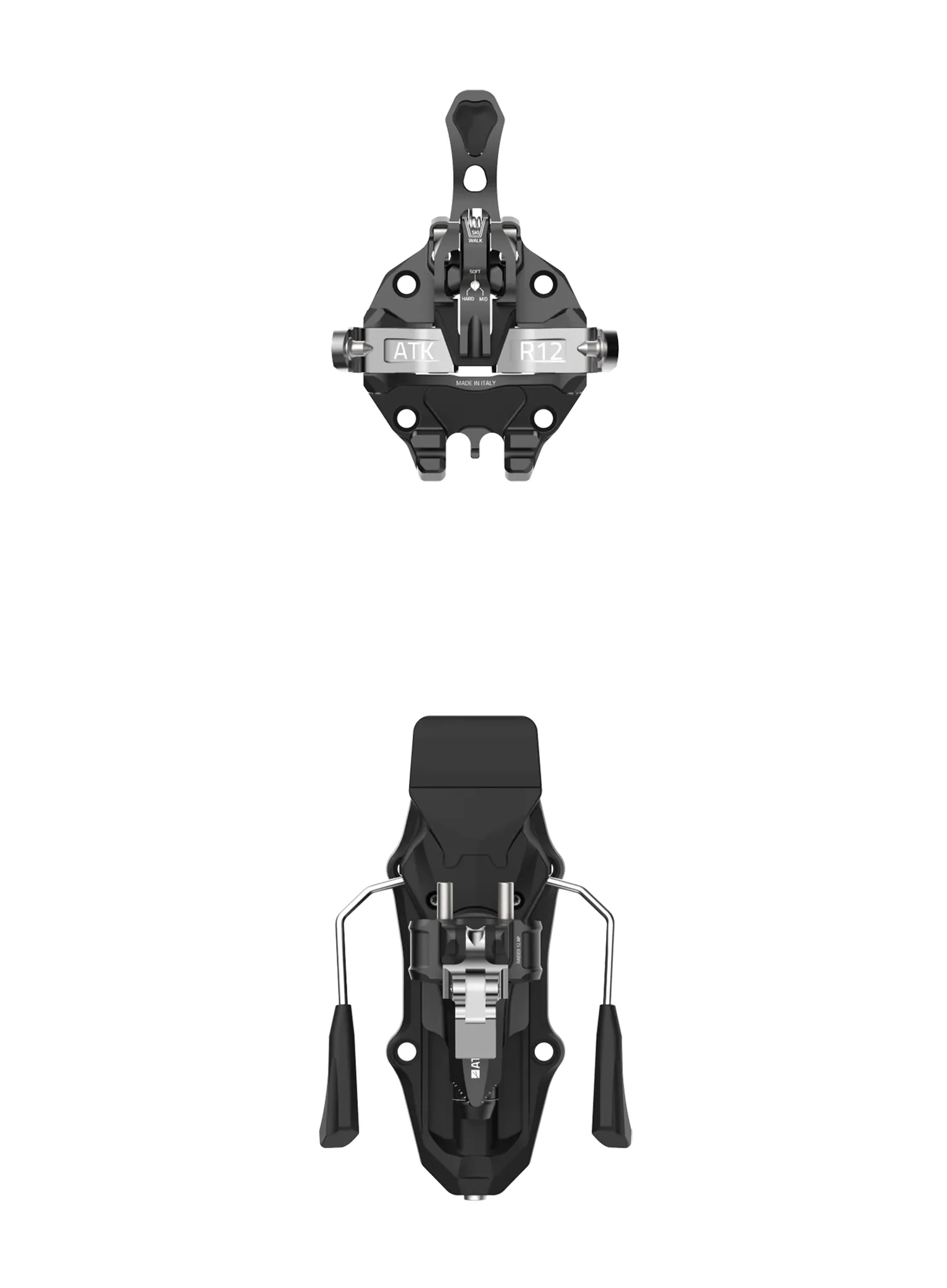 Vezovi za turno skijanje ATK Raider 12 AP - black