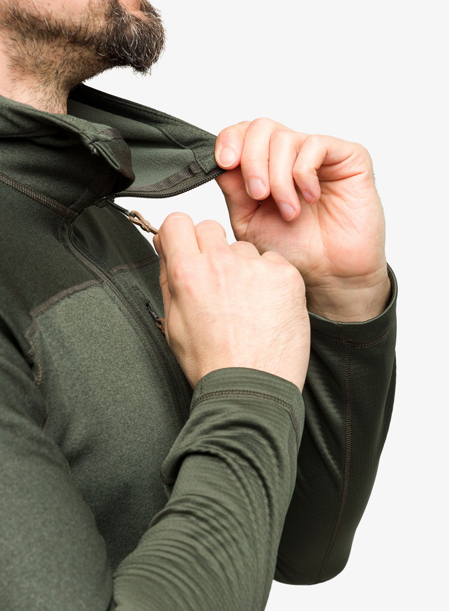 Dukserica Fjallraven Abisko Trail Fleece - deep forest