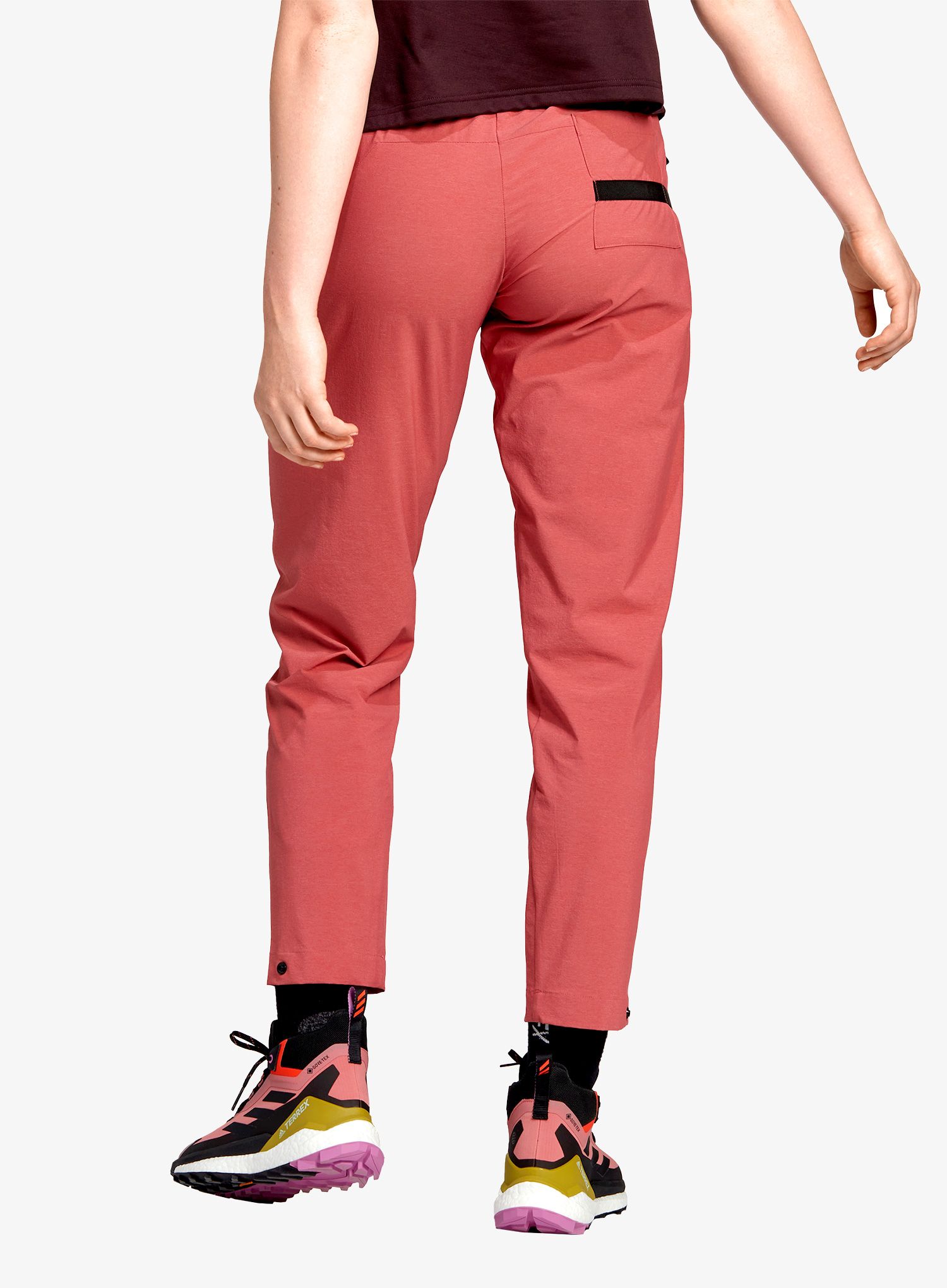 Ženske planinarske hlače adidas TERREX Liteflex Hiking Tracksuit Bottoms - wonder red