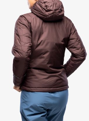 Jakna s postavom ženska adidas TERREX Multi Insulation Hooded Jacket - shabrn