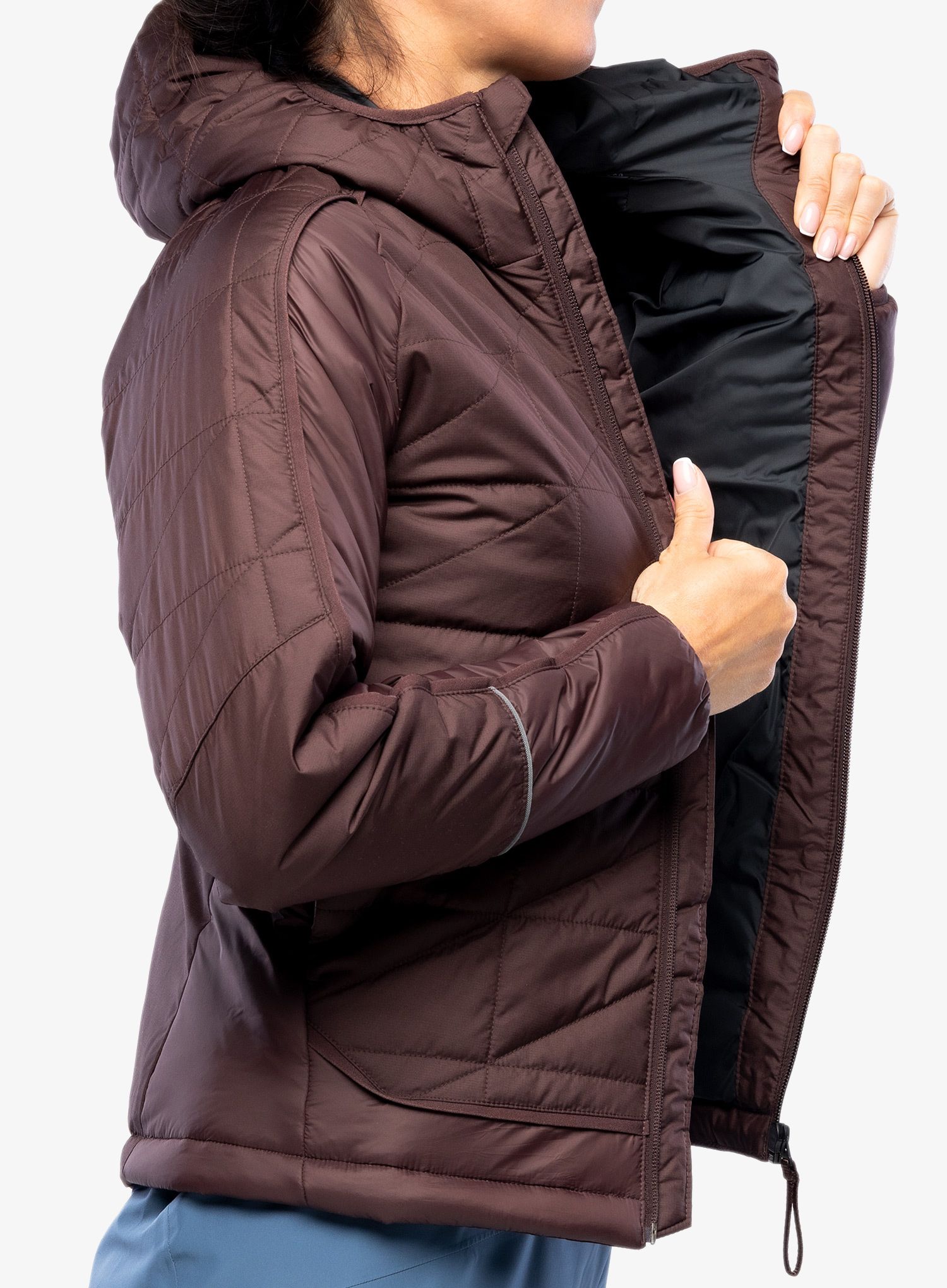 Jakna s postavom ženska adidas TERREX Multi Insulation Hooded Jacket - shabrn