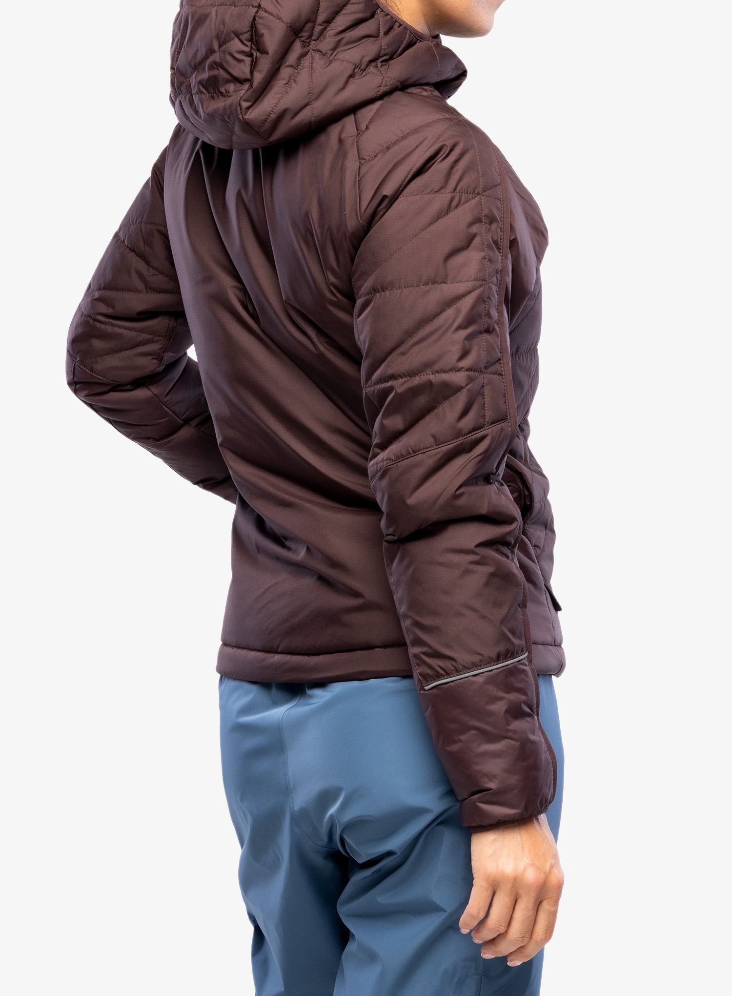 Jakna s postavom ženska adidas TERREX Multi Insulation Hooded Jacket - shabrn
