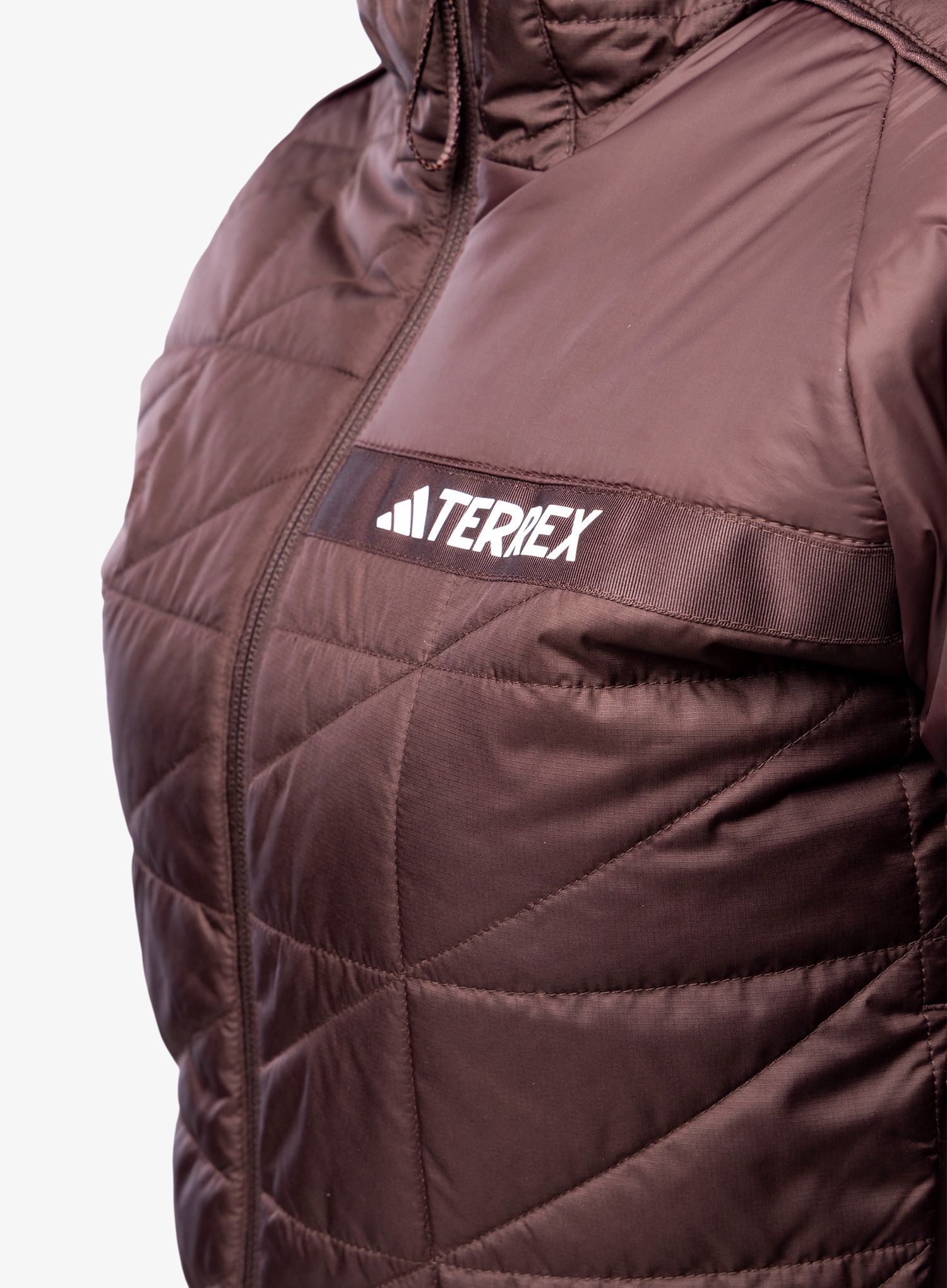 Jakna s postavom ženska adidas TERREX Multi Insulation Hooded Jacket - shabrn