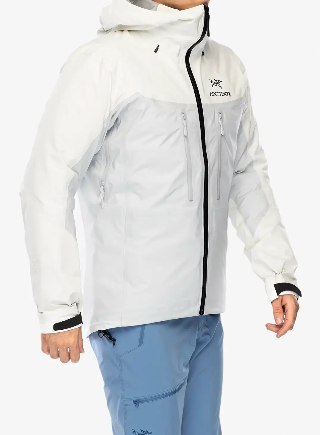 GORE TEX jakna Arcteryx Alpha Jacket - arctic silk/solitude