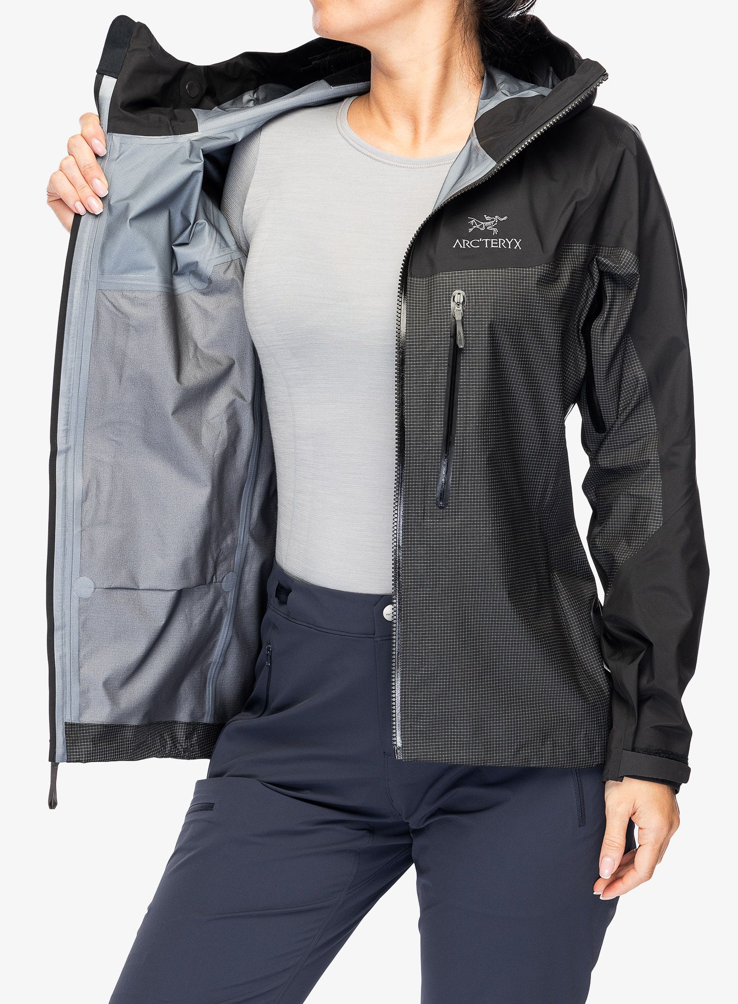 Ženska jakna za planine Arcteryx Alpha Jacket - black