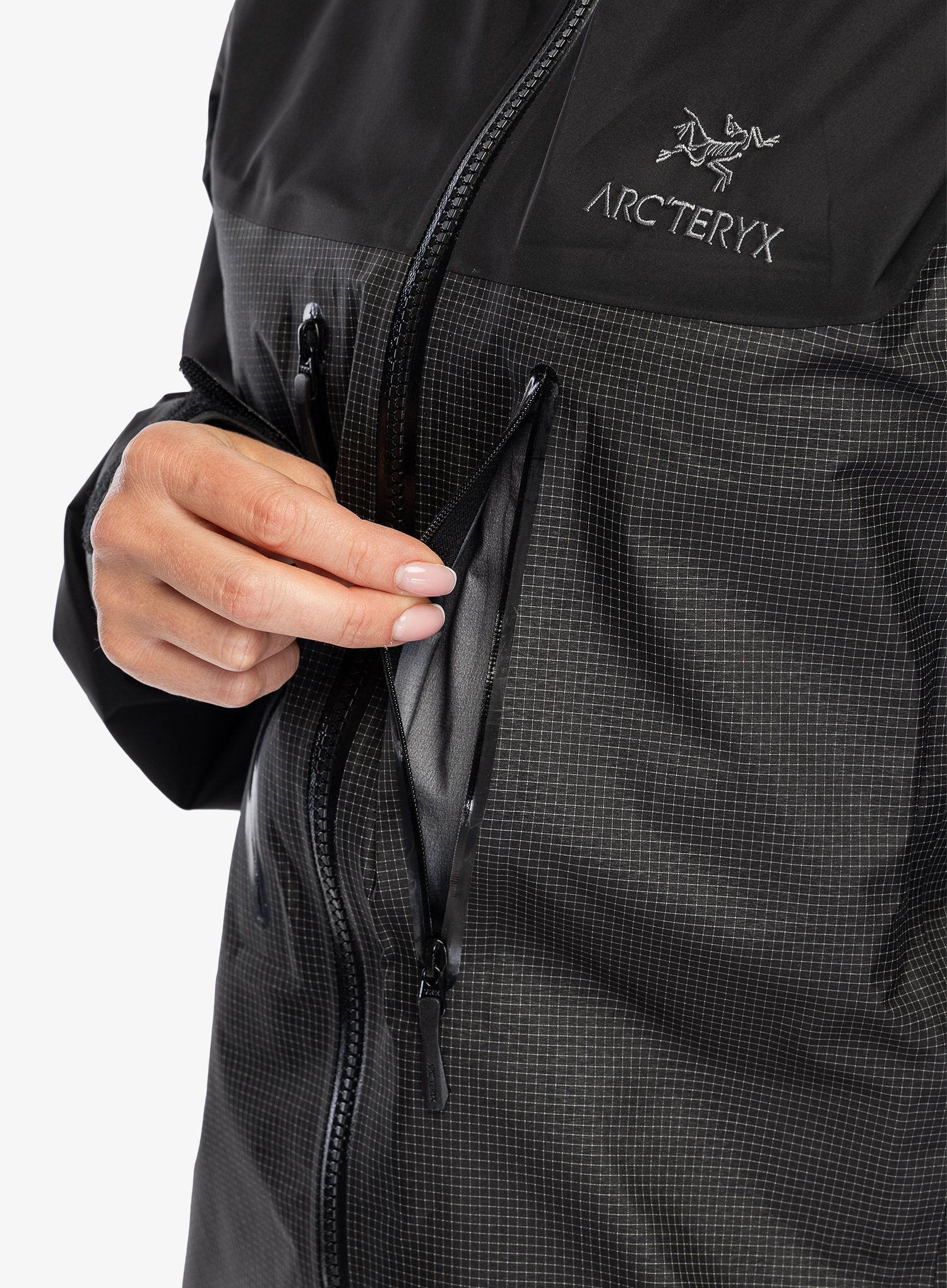Ženska jakna za planine Arcteryx Alpha Jacket - black