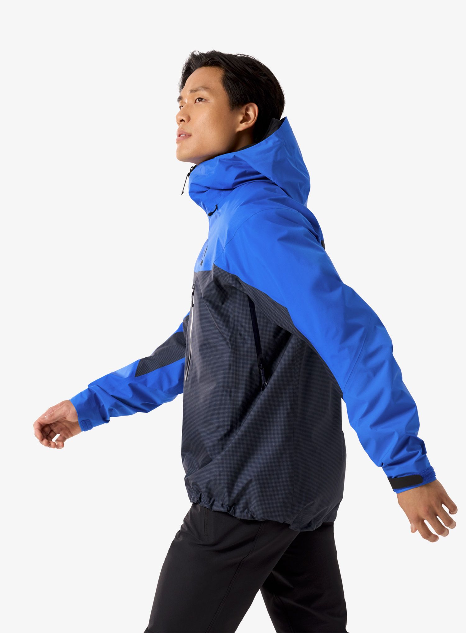 GORE TEX jakna Arcteryx Alpha Jacket - black sapphire/light vitality