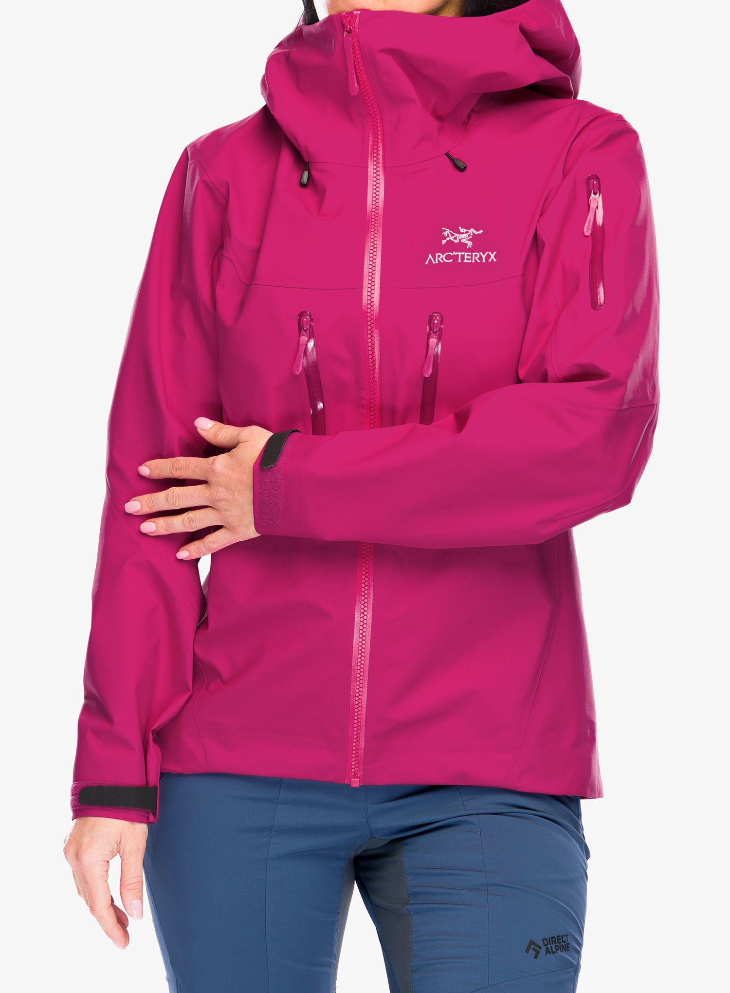 Ženska jakna za planine Arcteryx Alpha SV Jacket - amaranthus