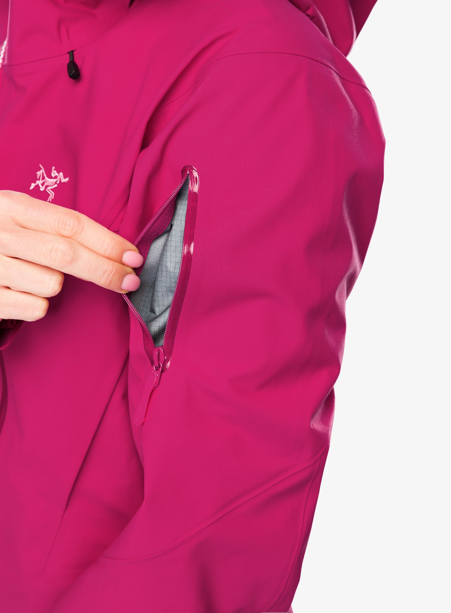 Ženska jakna za planine Arcteryx Alpha SV Jacket - amaranthus