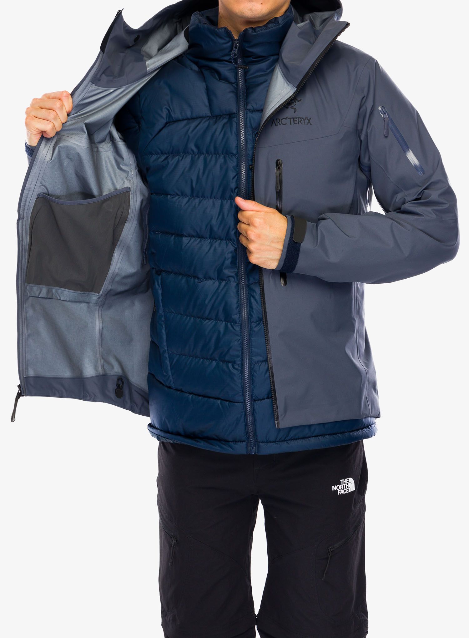 GORE TEX jakna Arcteryx Alpha SV Jacket - dk stratus