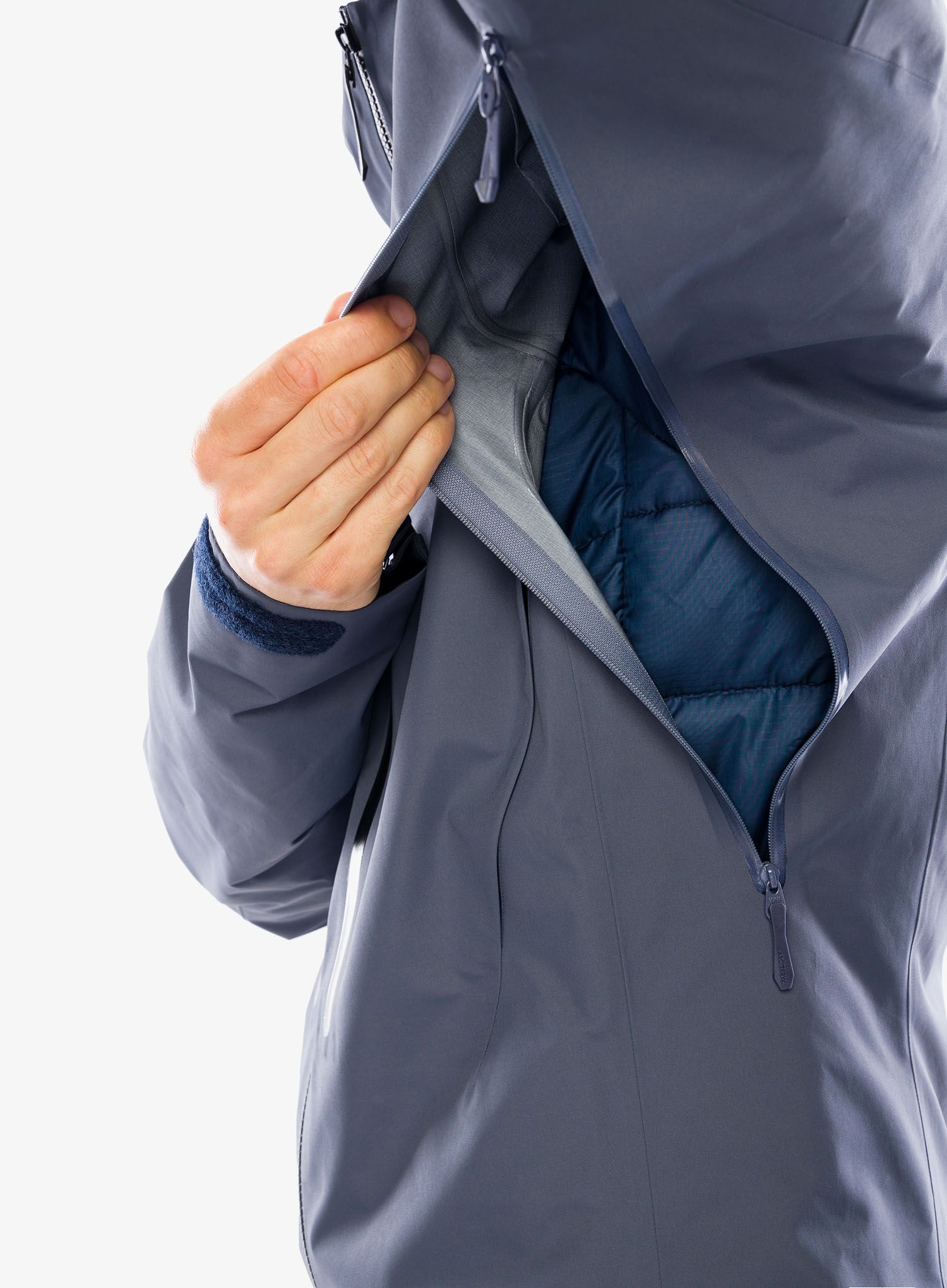 GORE TEX jakna Arcteryx Alpha SV Jacket - dk stratus