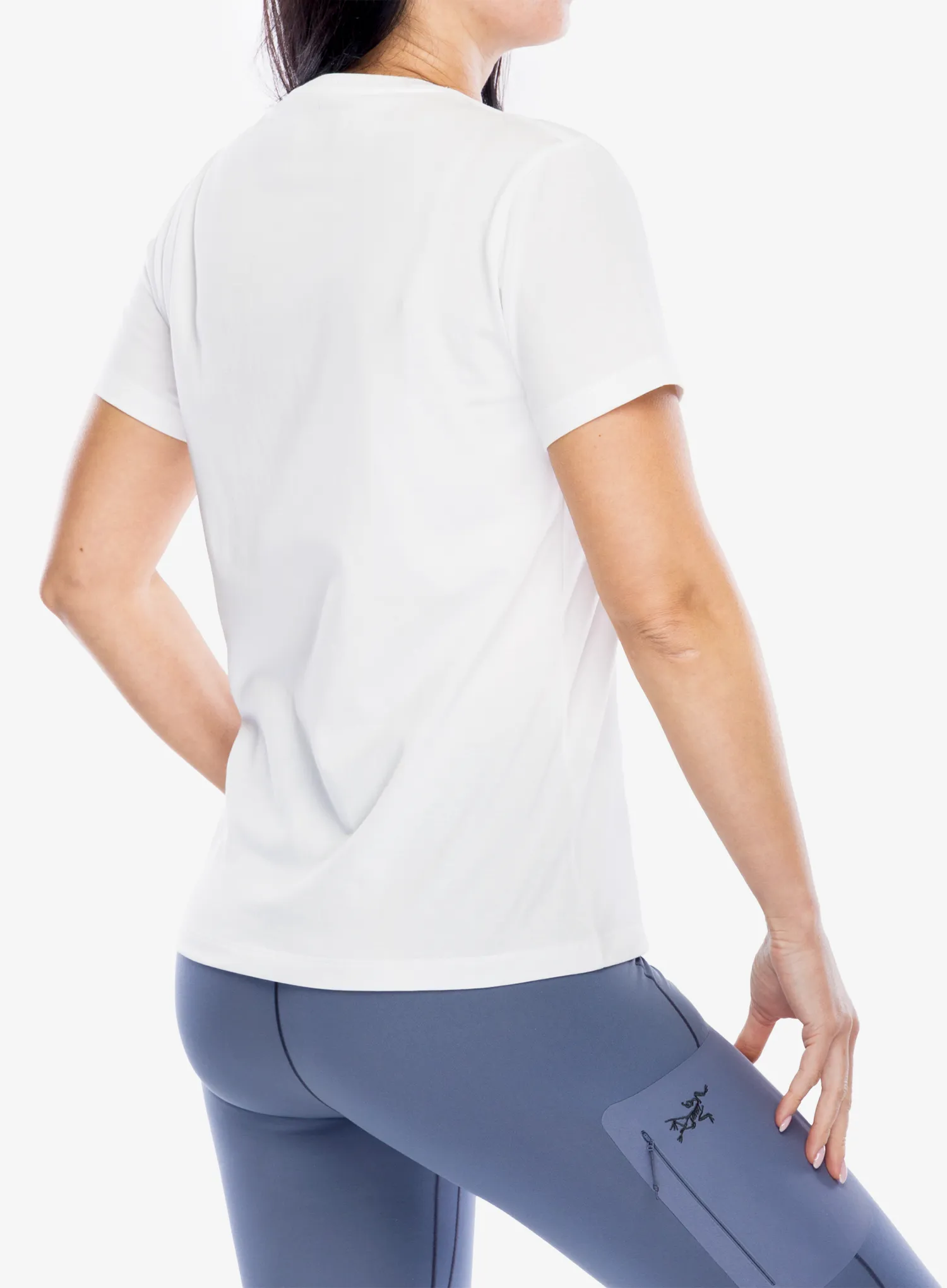 Ženska majica s tiskom Arcteryx ArcWord Cotton T-Shirt SS - white light